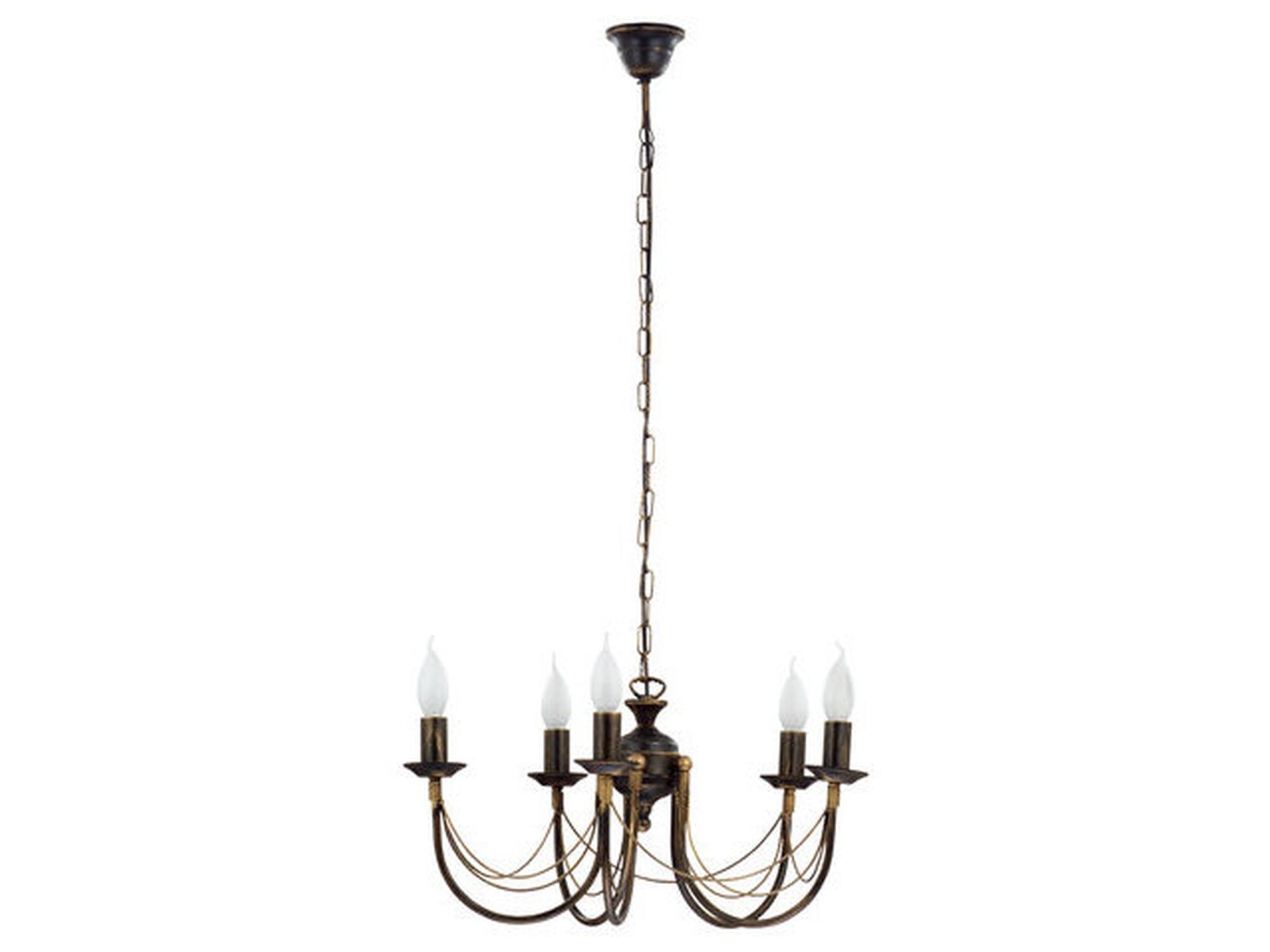 Lustre rustique Ares 5 flammes