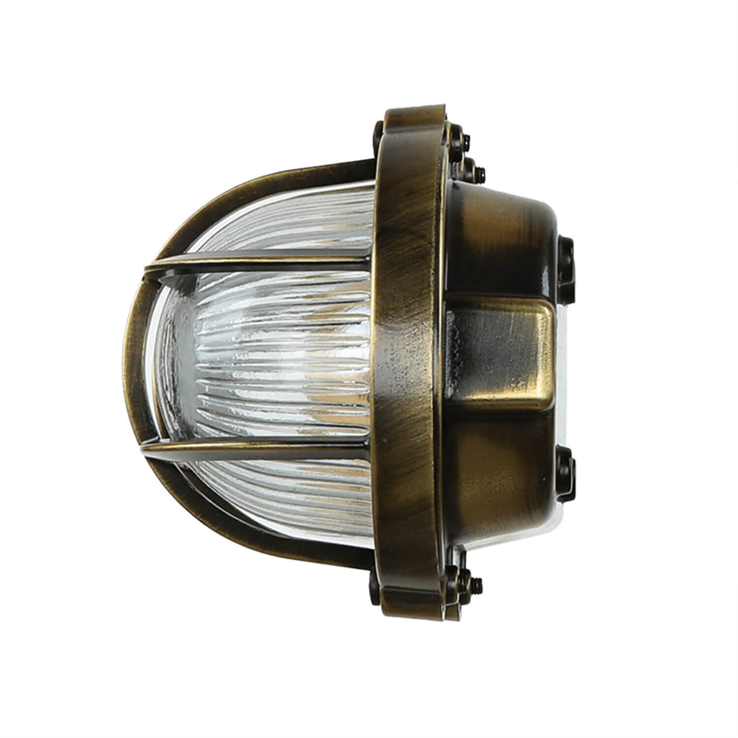 Lampe d'extérieur antique mur laiton véritable SKIATHOS