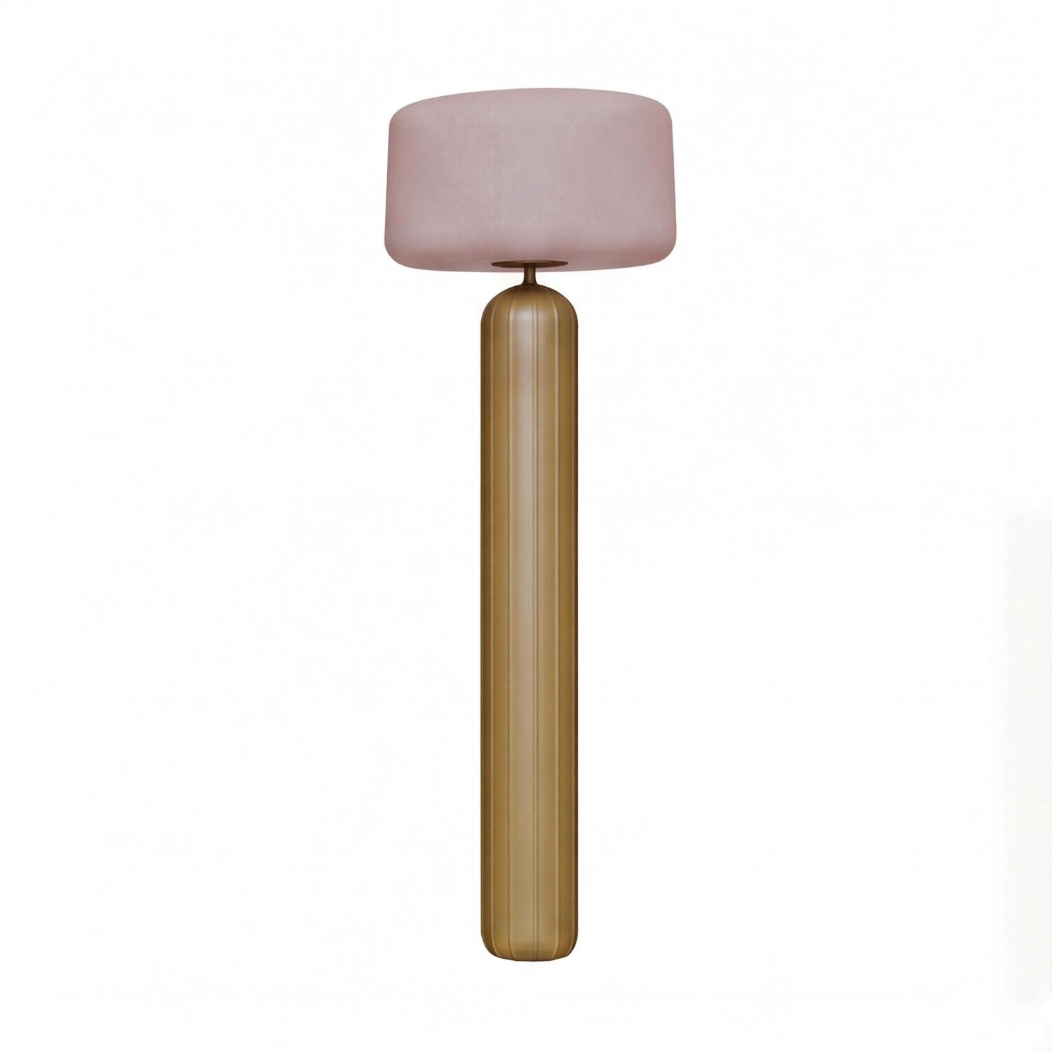 le141810-stehlampe-terrasse-wohnzimmer-schlafzimmer-flur-aussen-innen-metall-stoff-modern-gold-rosa-03 Lampe, Tischleuchte, rosa Lampschirm, Goldener Sockel, markanter Säulenfuß