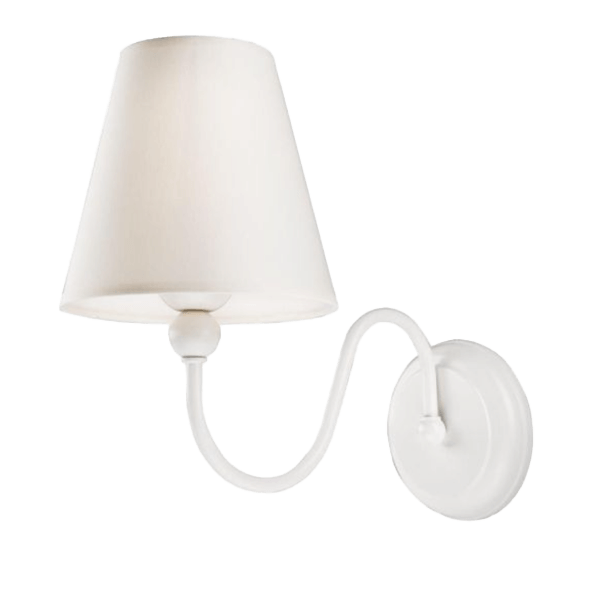Wandleuchte, Wandlampe, Weiß, Schirm, Ringleuchte