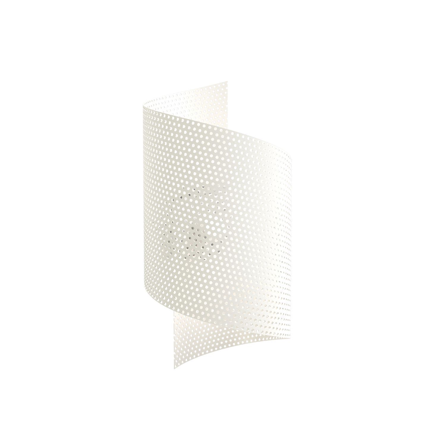 Applique Moderne Métal courbé G9 L:17 cm Blanc