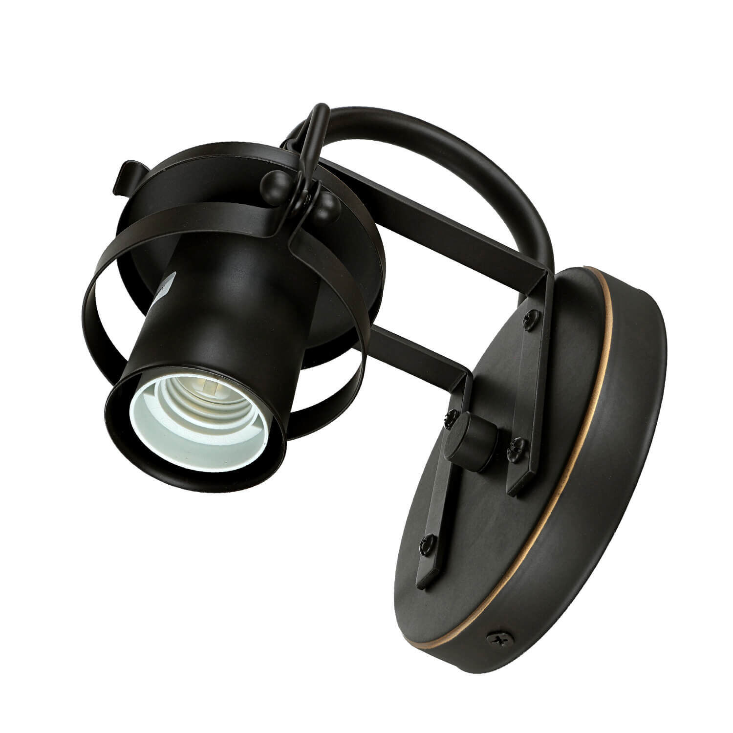 Applique murale vintage design industriel abat-jour en verre Beleuchtung