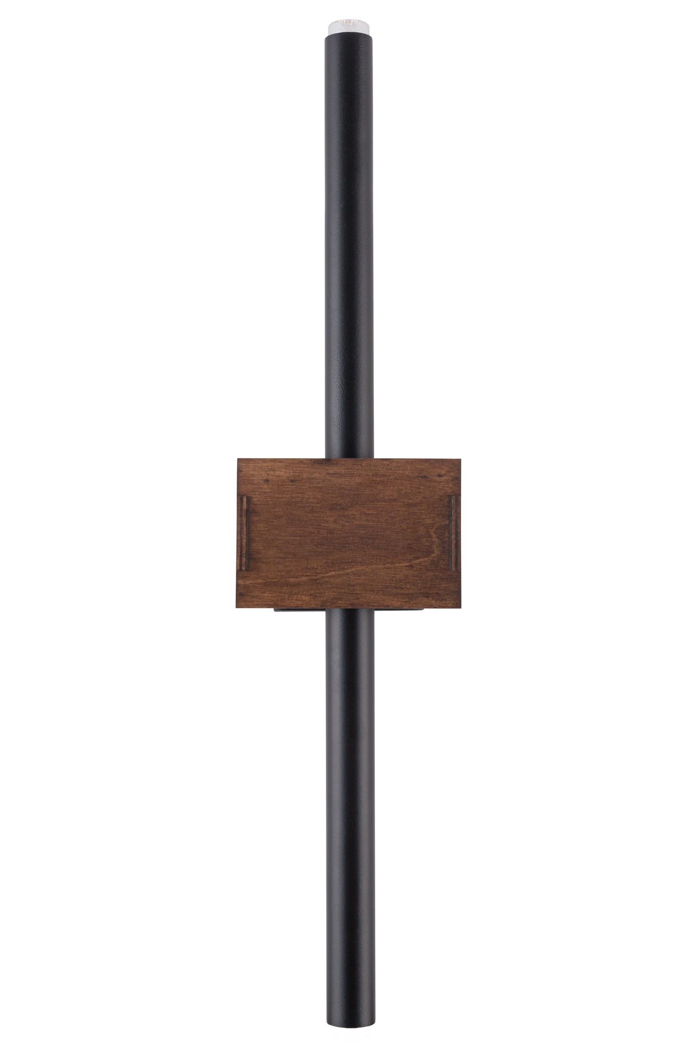 Applique murale noire métal bois G9 L:11 cm confortable