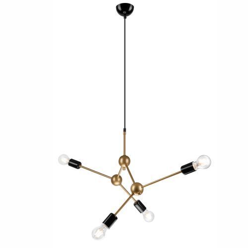 Suspension Lampe à suspendre en métal doré table à manger