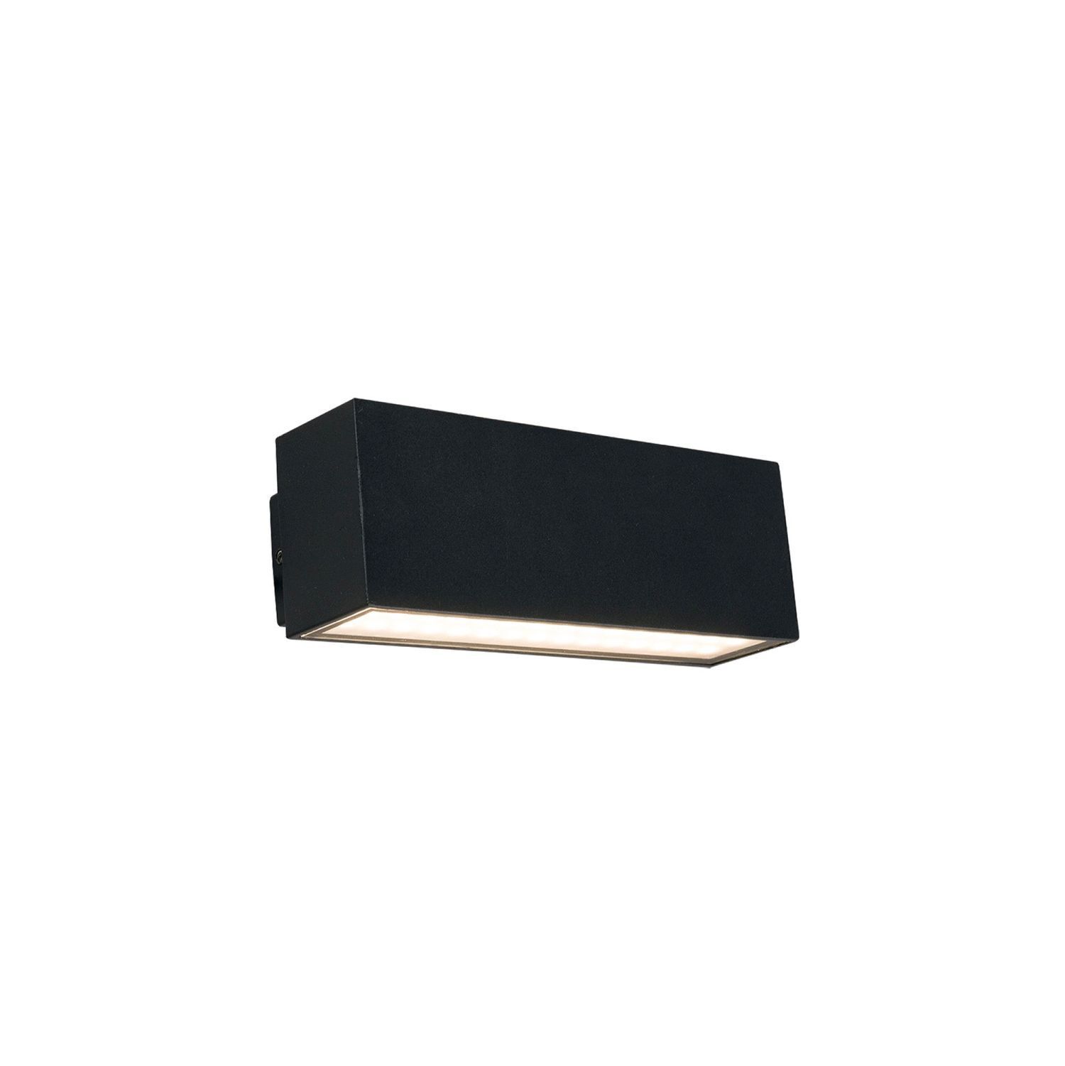 Wandlampe, Außenleuchte, LED, Schwarz, Wandleuchte