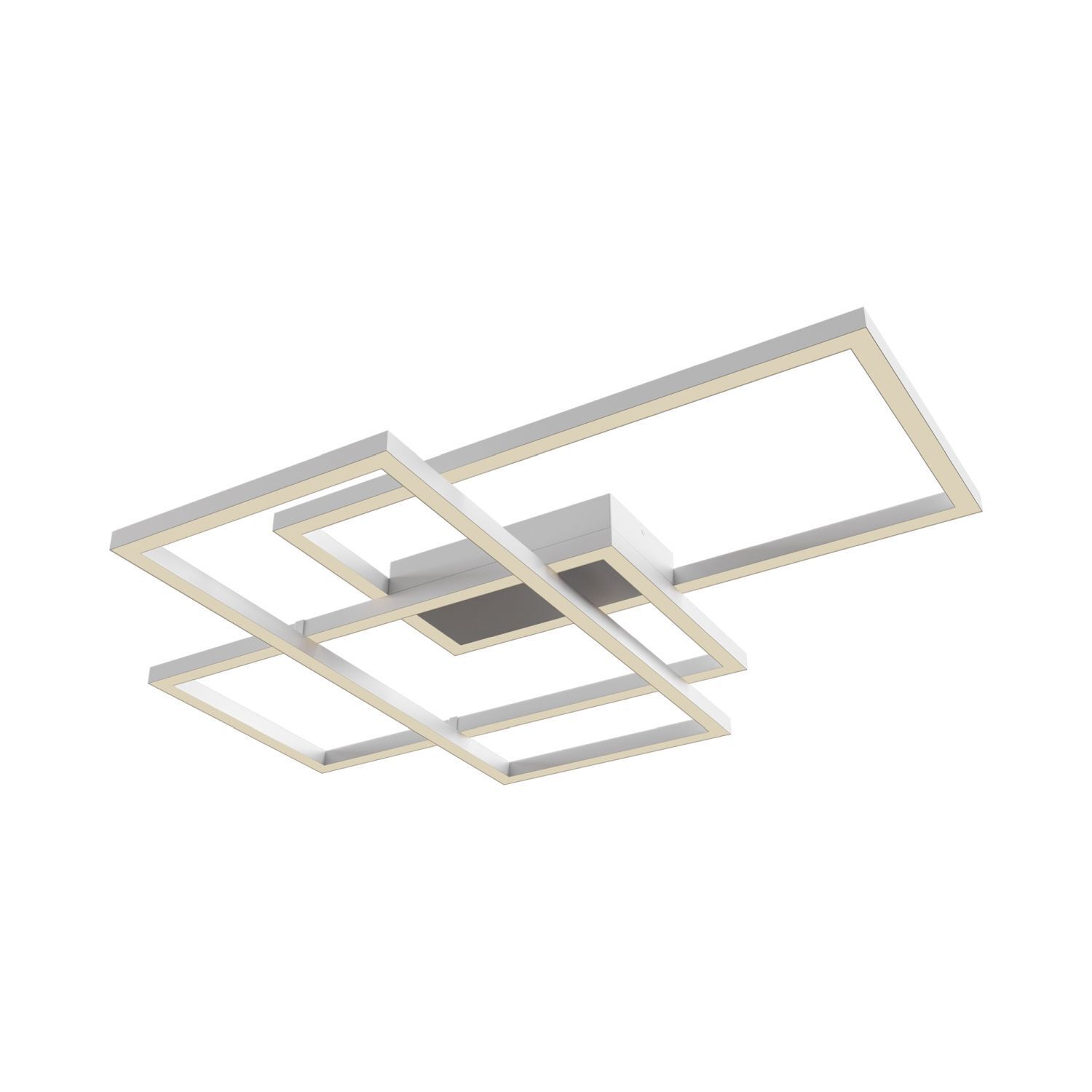 Plafonnier LED métal blanc blanc chaud 3000 K 4100 lm