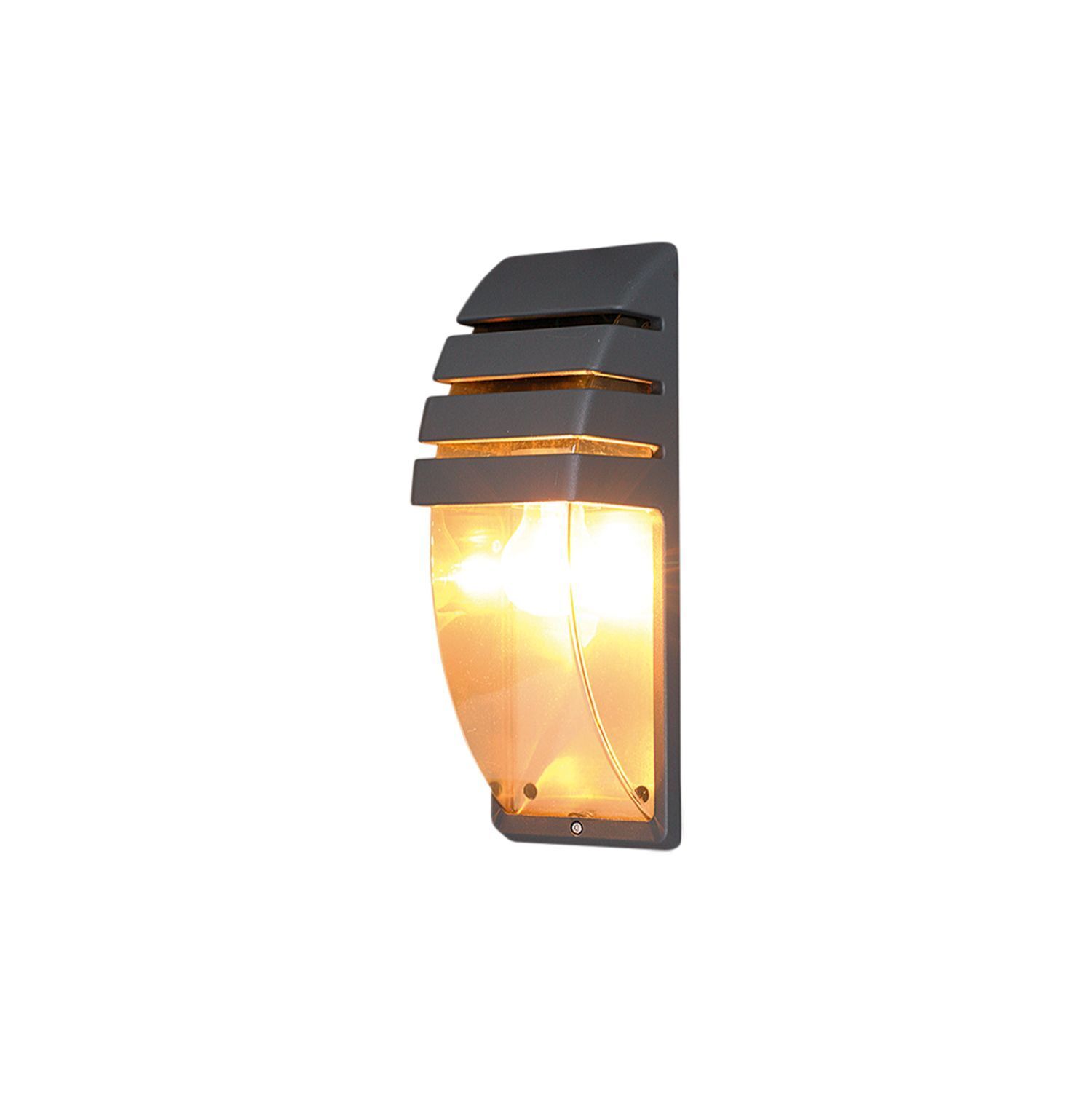 Lampe d'extérieur murale E27 IP44 Graphite Aluminium Moderne Entrée