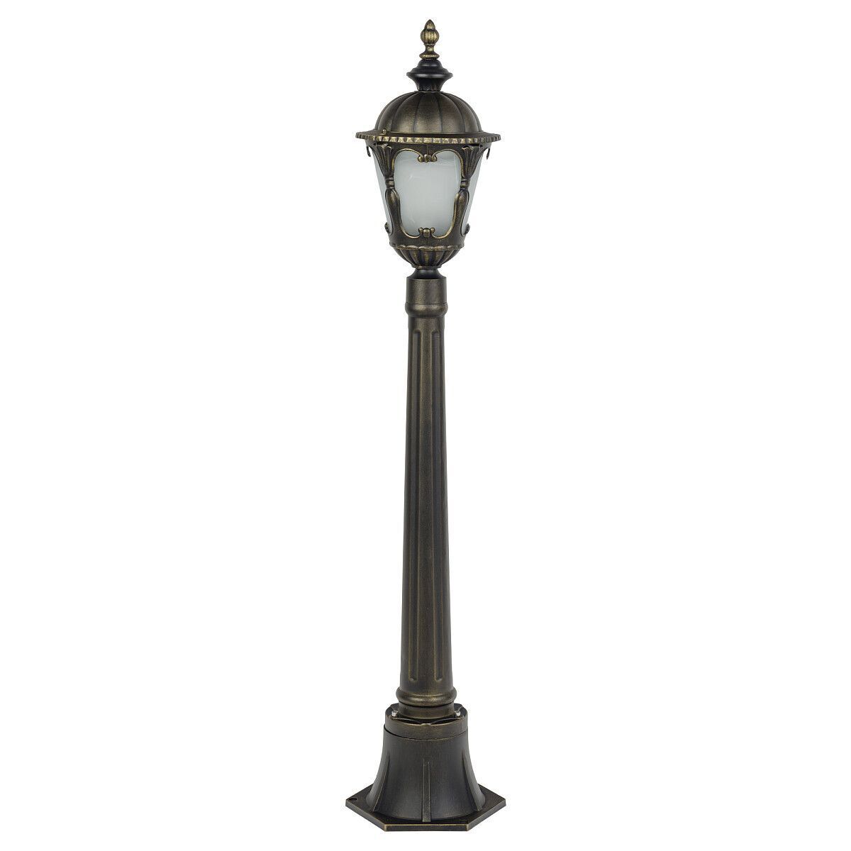 Lampadaire d'extérieur TYBR 1,2m résistant aux intempéries E27 Antique