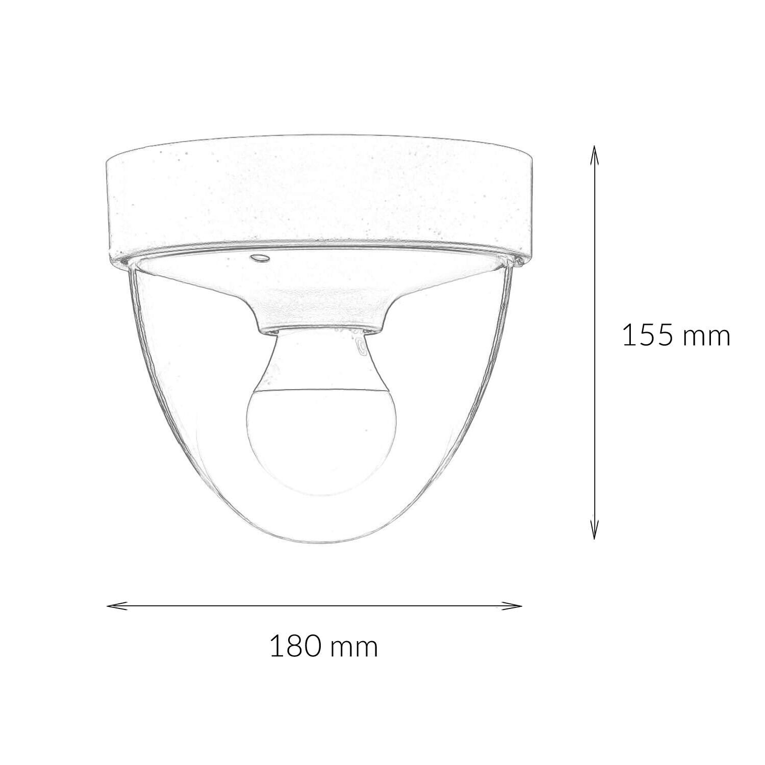 Petit plafonnier avec détecteur de mouvement Capteur IP44