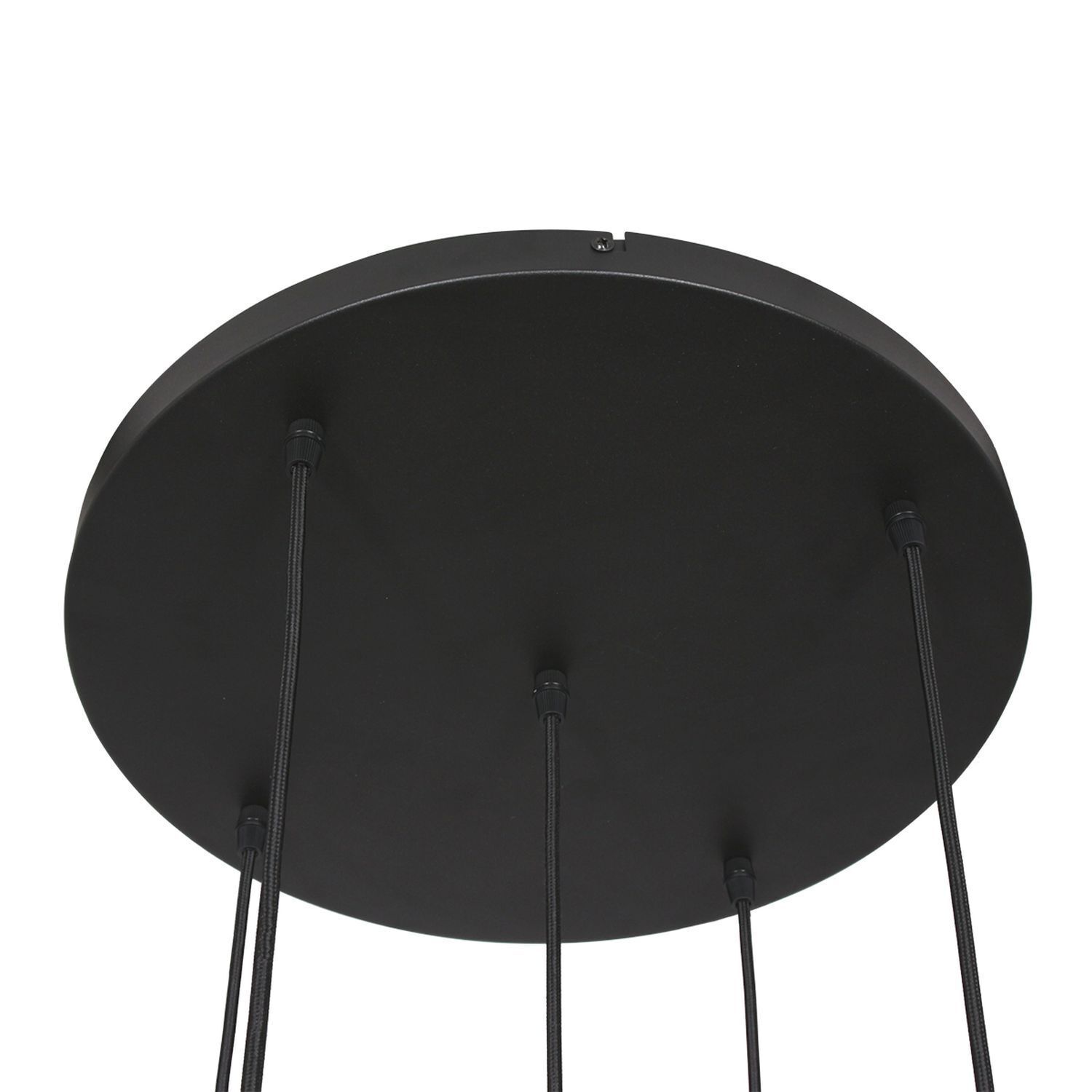 Suspension ronde verre en ambre Ø60 cm E27 Moderne