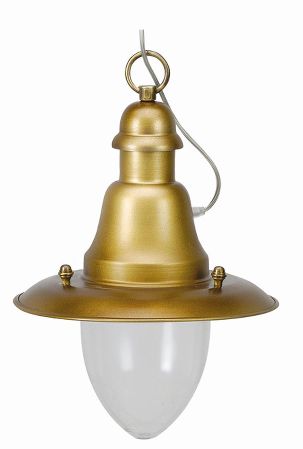 Maritime Hängeleuchte außen IP43 in Messing antik Leuchte, Lampe, Bronze