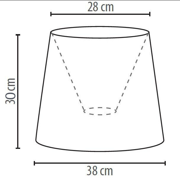 Abat-jour Blanc Tissu pour lampadaire E27