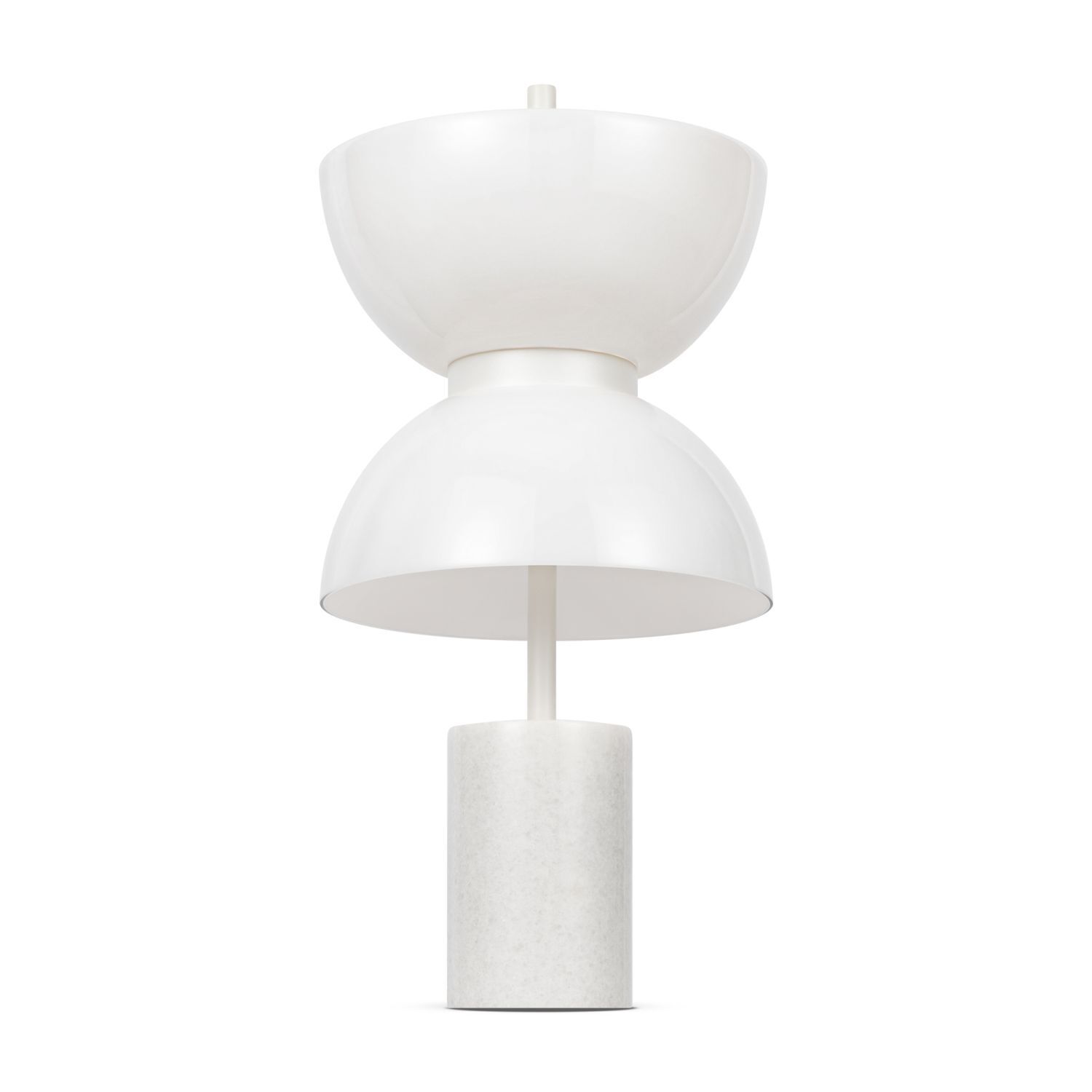 Lampe de table LED verre métal 3000 K blanc chaud 500 lm ronde