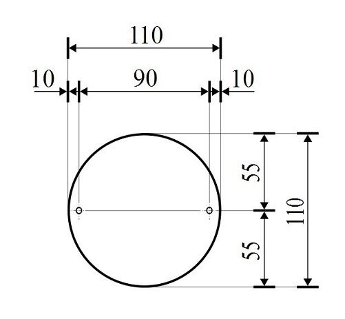 Lampe d'allée en acier inoxydable à l'extérieur BRISTOL résistant aux intempéries