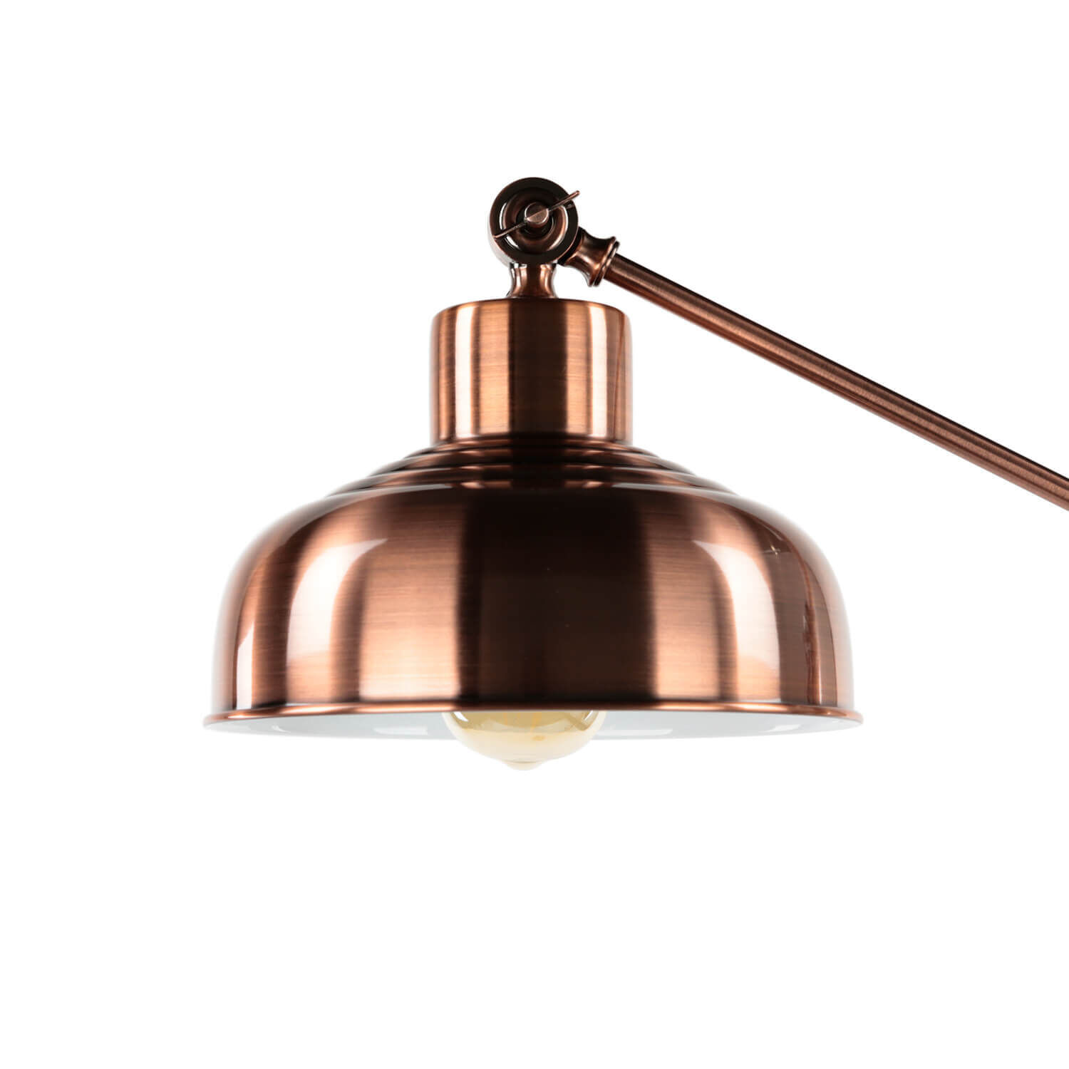 Vintage Stehleuchte in kupfer antik Lampe, Leuchte