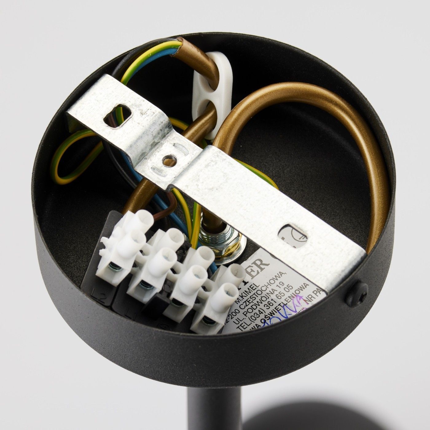 Plafonnier noir métal verre L:94 cm G9 GU10 6-flmg Plafonnier noir métal verre L:94 cm G9 GU10 6-flmg