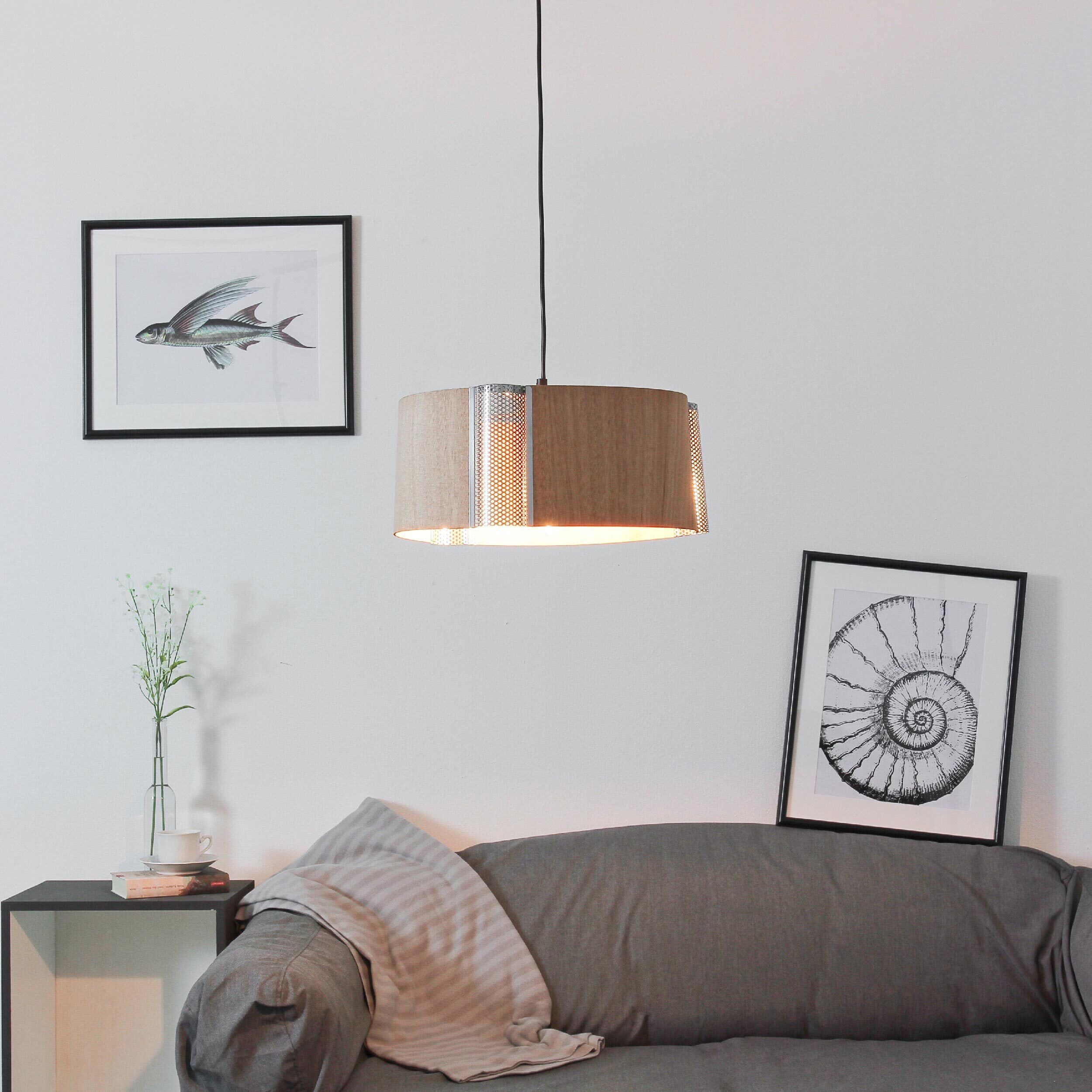 Lampe à suspendre Moderne Bois Métal