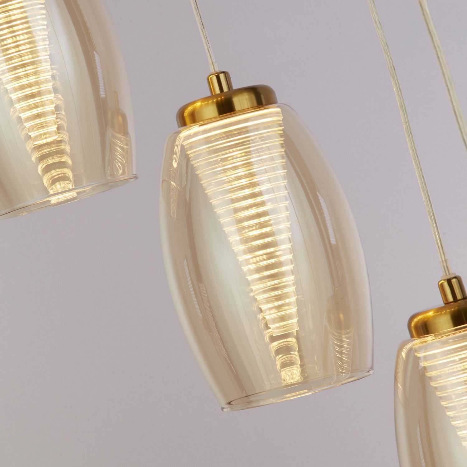 Suspension LED réglable H : max. 2 m Ø 52 cm 3000 K