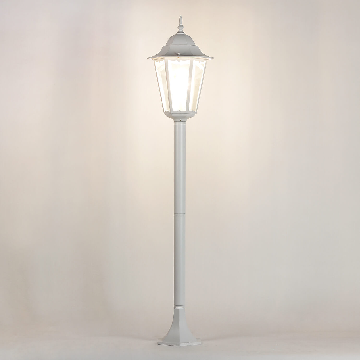 Lampadaire extérieur blanc résistant aux intempéries 1,13m BRISTOL II