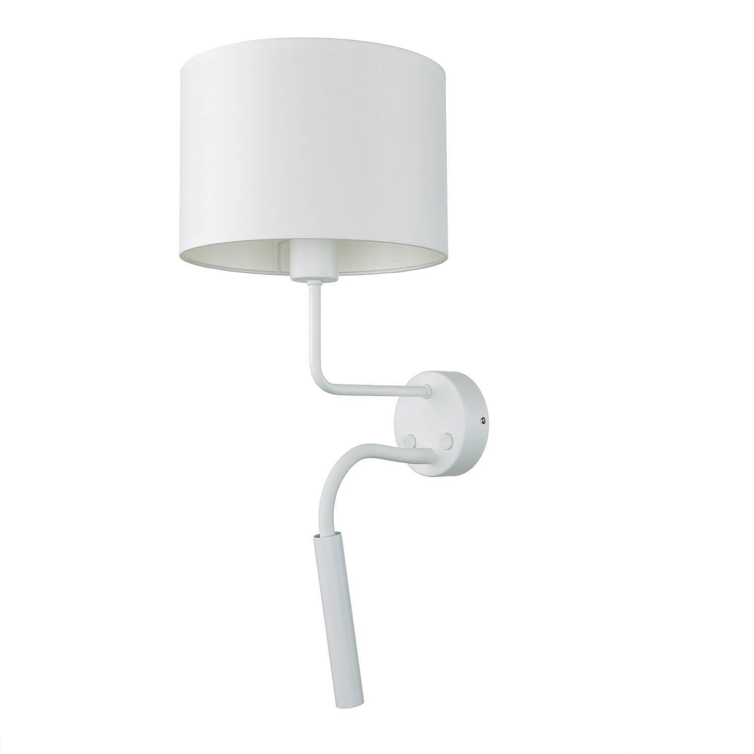 Applique avec col de cygne Blanc E27 + G9 H : 50 cm Lampe, Badezimmer, Drinnen, Zimmer, Duscharmatur