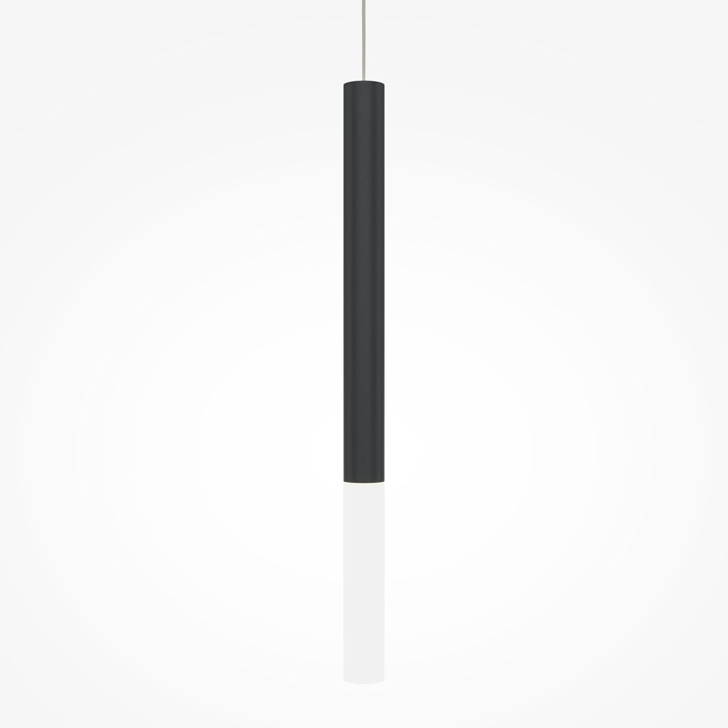 Suspension LED aluminium Ø 3 cm H : max. 345 cm rond