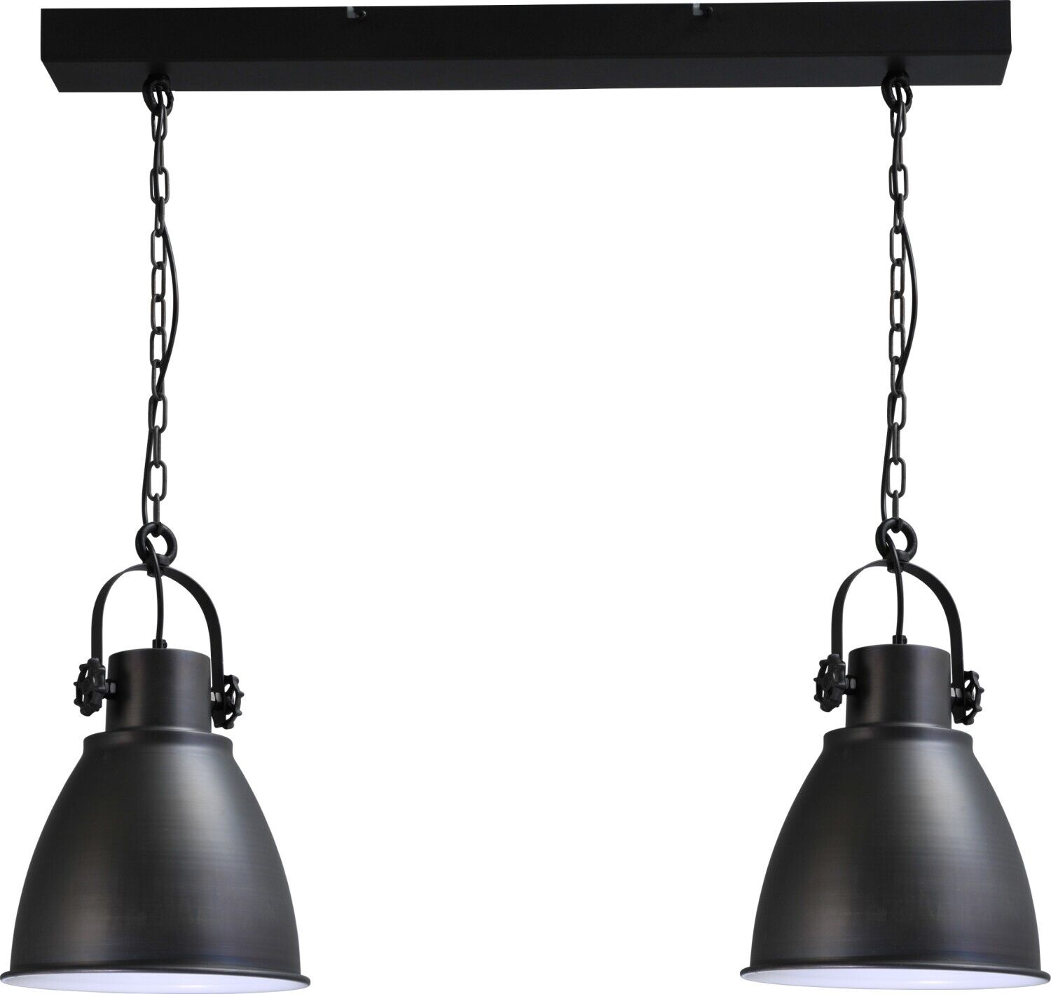 Suspension Noir Métal Premium Artisanat