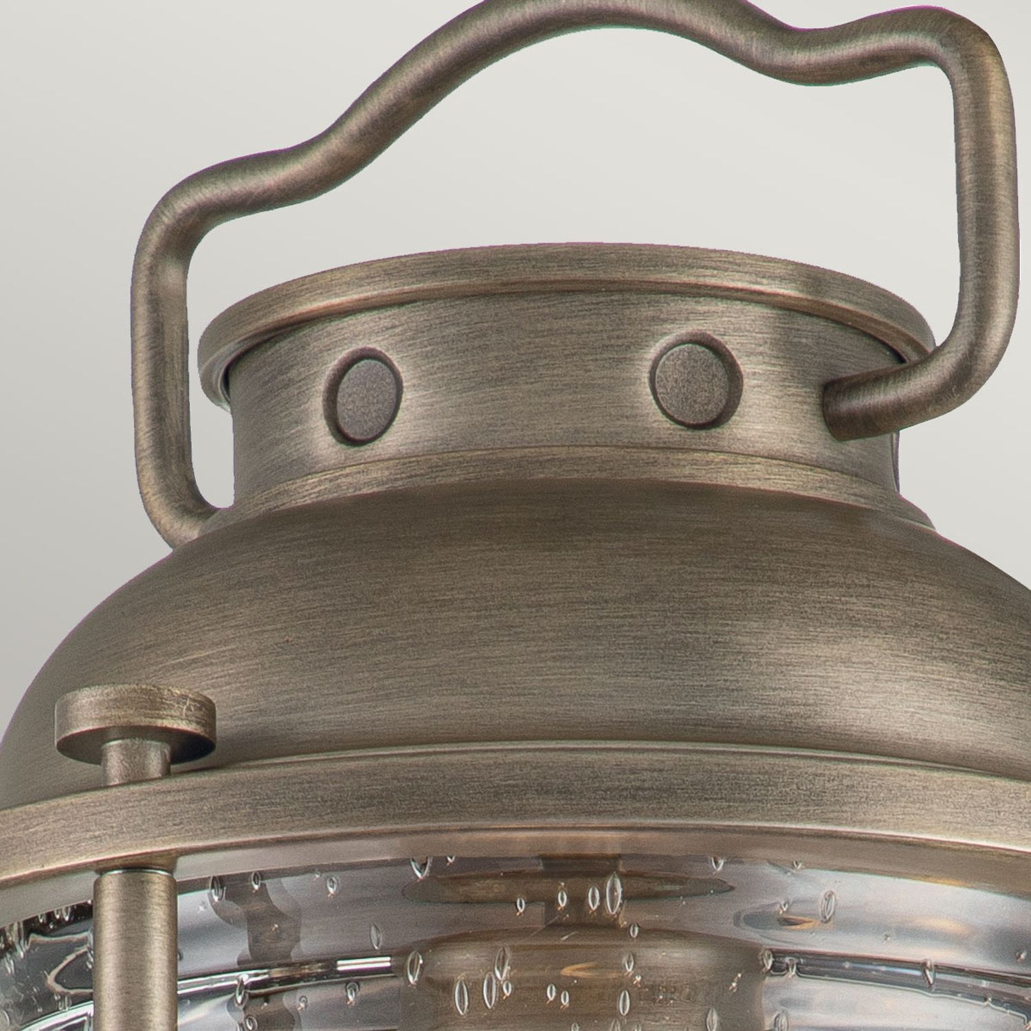 Applique extérieure aluminium verre hauteur 34,6 cm IP44 E27