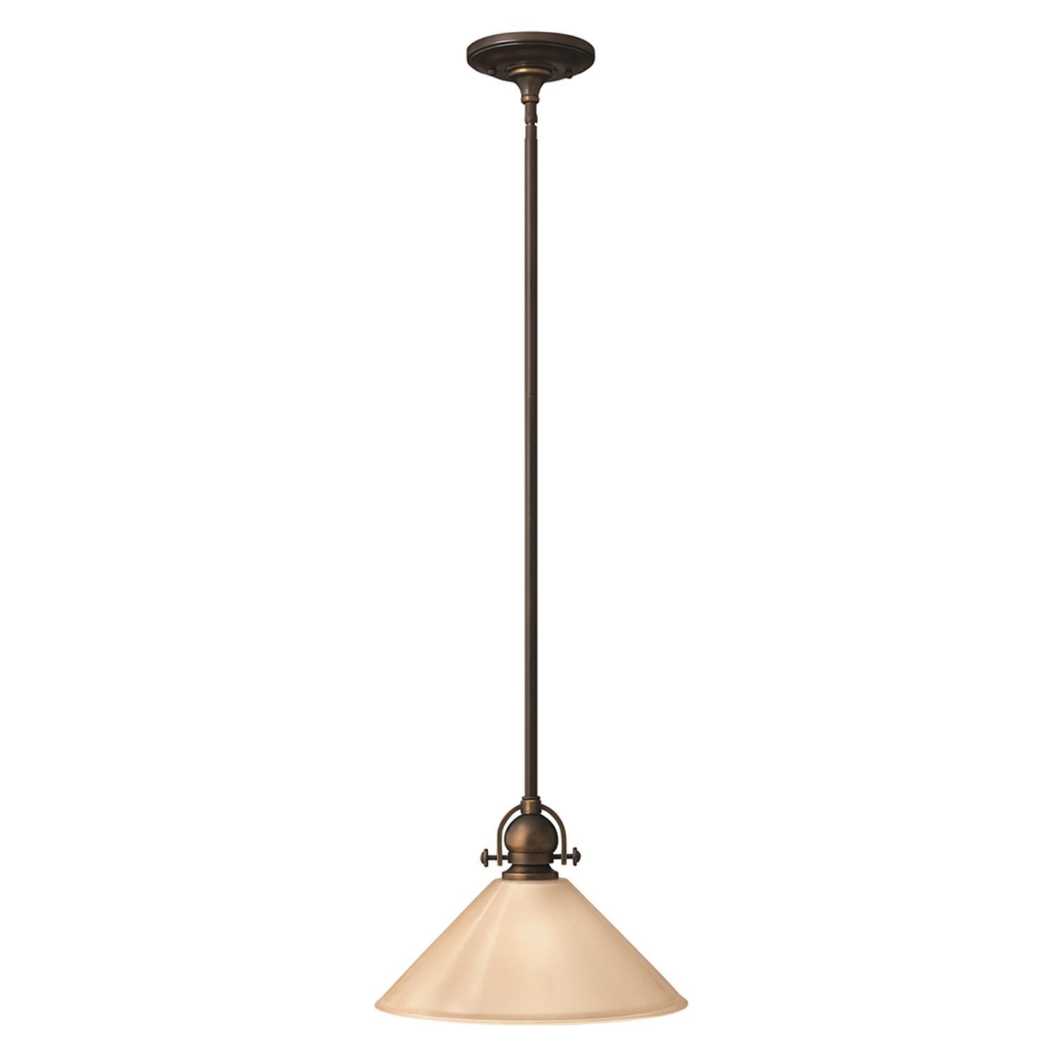 Lampe de plafond ANABELL 7 bronze à raccourcir Ø36cm Lampe