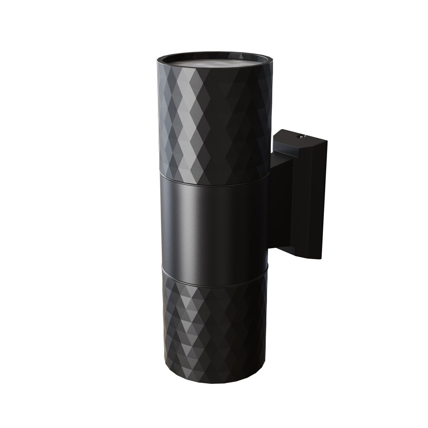 Lampe d'extérieur murale aluminium verre GU10 IP54 H : 19 cm ENZO Zylinder, Wasser