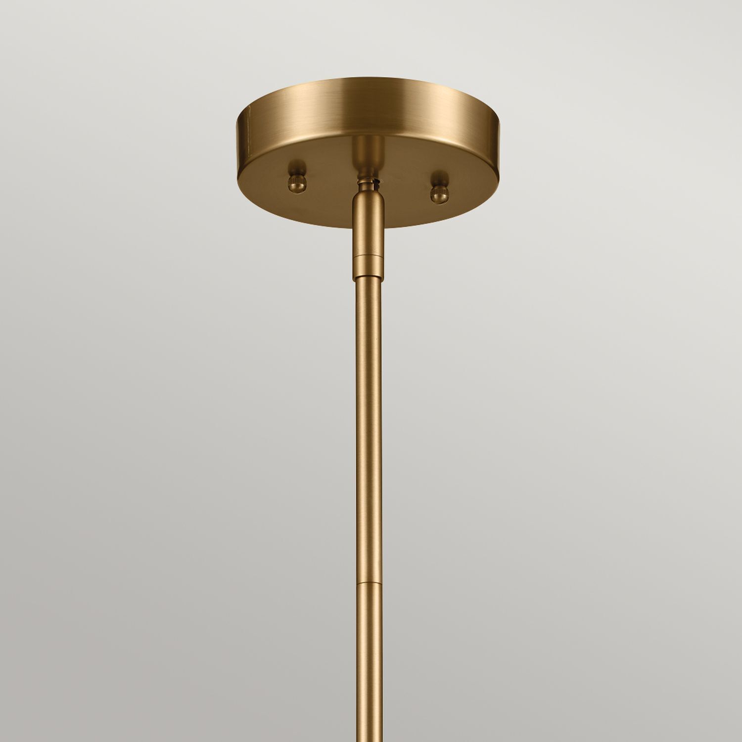 Plafonnier rond 4x E14 réglable en hauteur en laiton TILLY