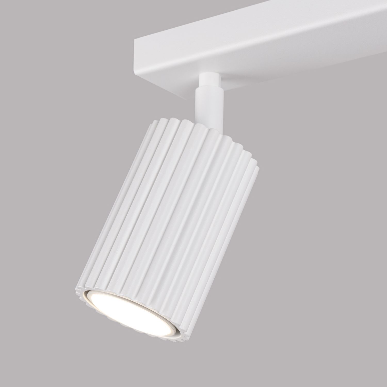 Spot de plafond blanc GU10 à 2 flammes L : 30 cm petit Moderne