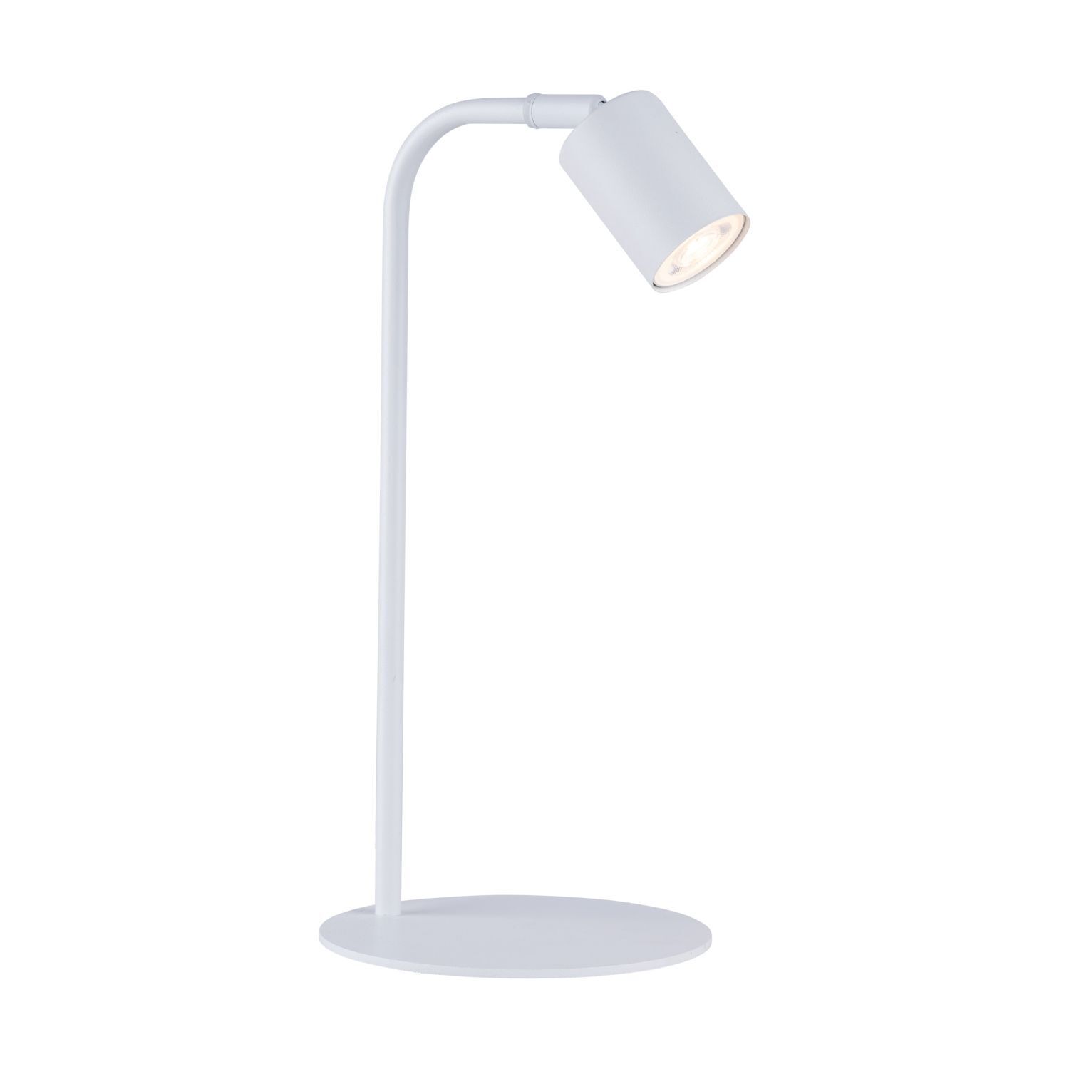 Lampe de bureau Blanc réglable Moderne Métal 40 cm