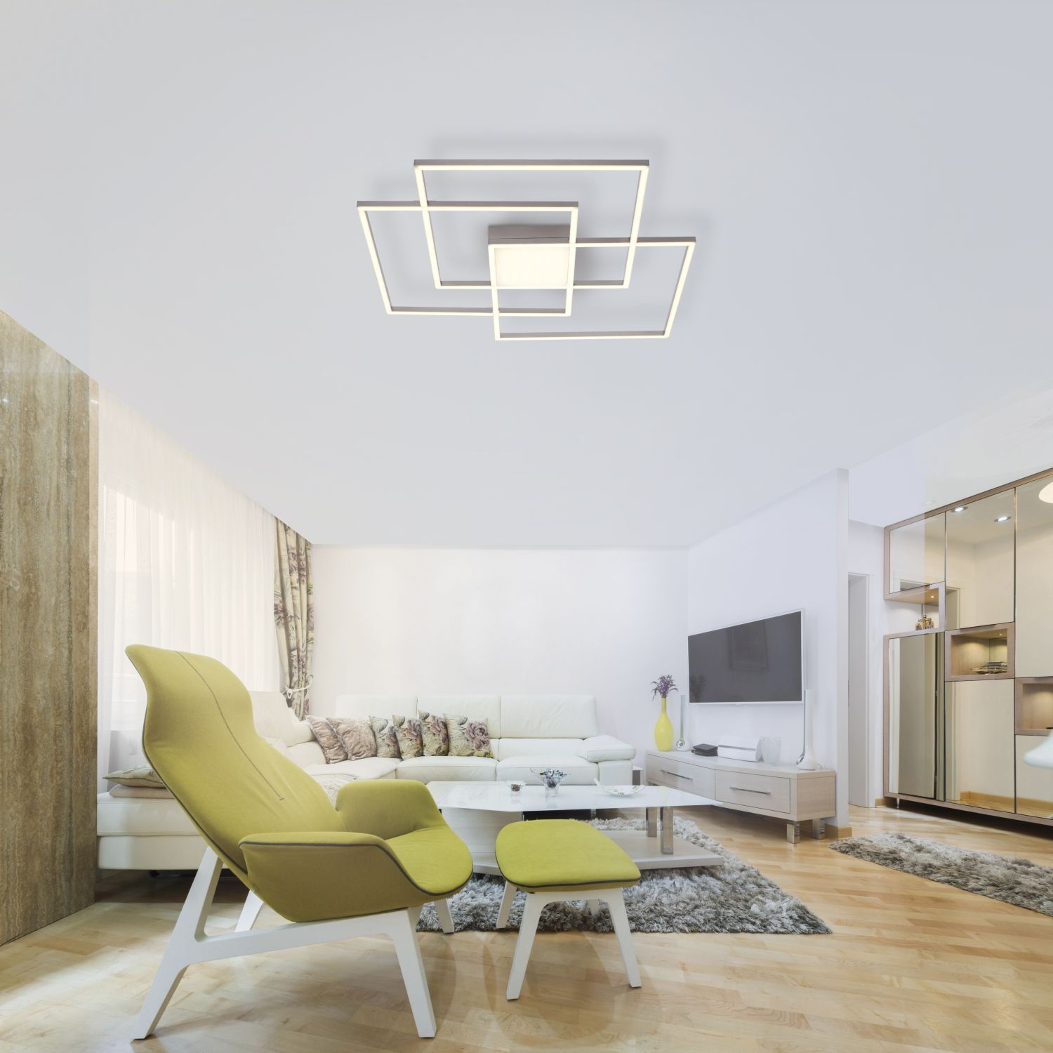 Dekoration für Zuhause, Innenarchitektur, Wohnzimmer, Bildschirm, Überwachen