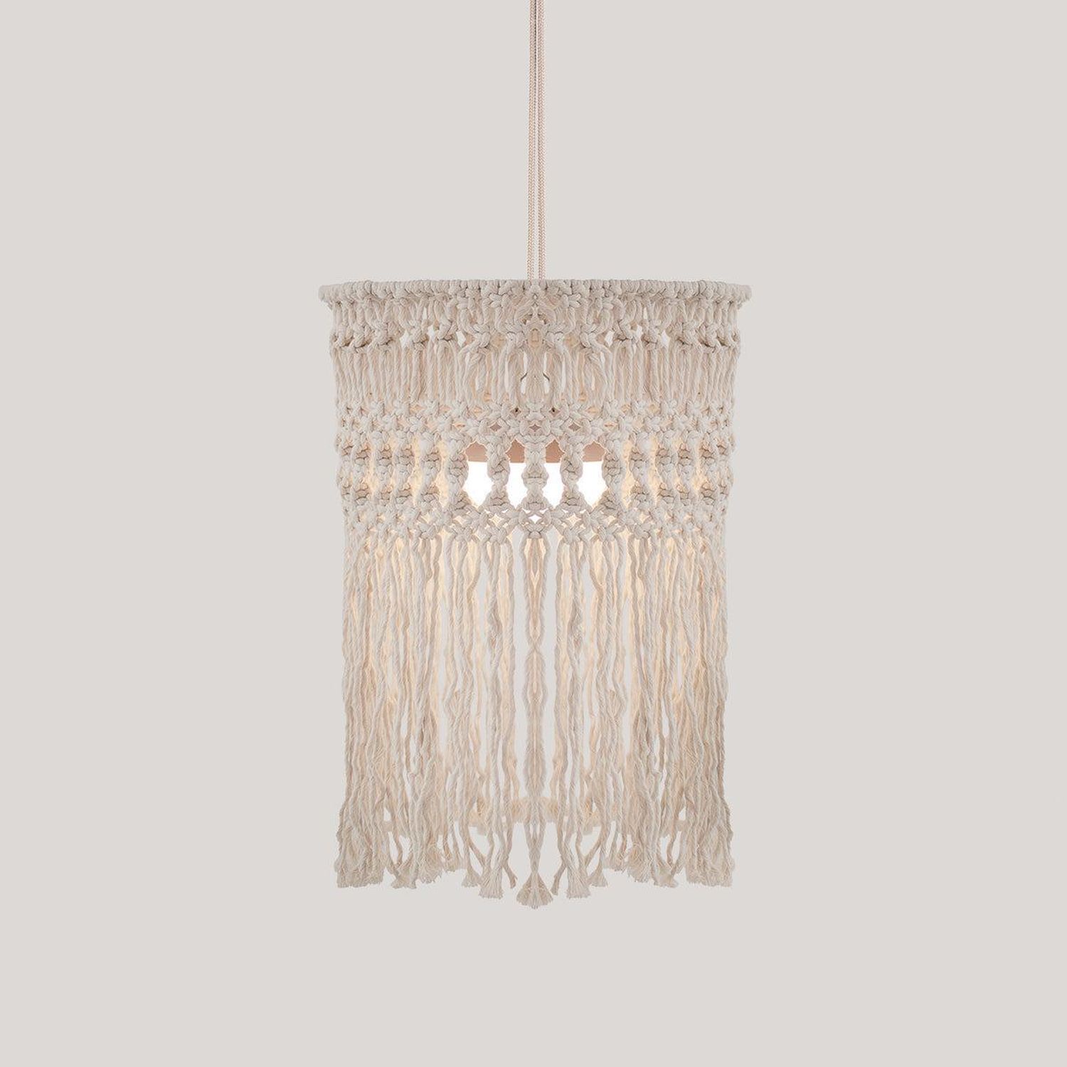 Suspension extérieure sans fil LED Akku IP54 Ø 30cm Beige 2700K Leuchter, Lampe