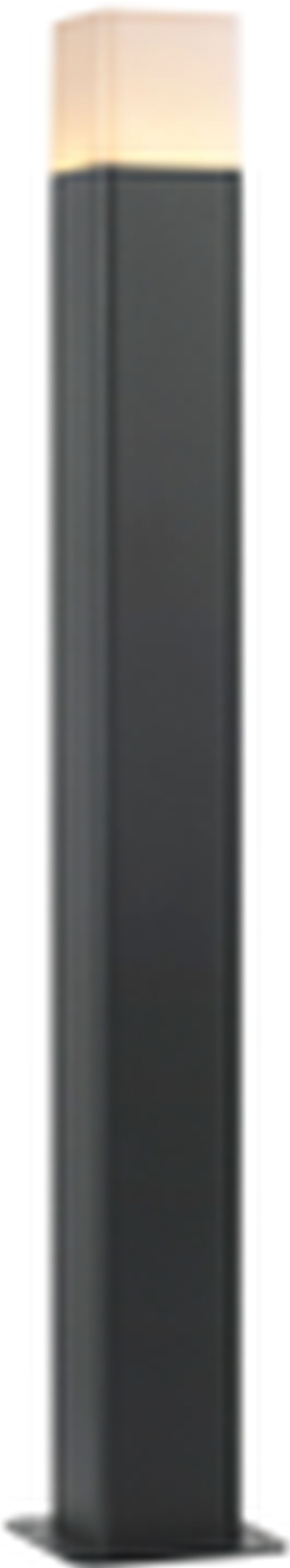 Pollerleuchte LED Aluminium 50 cm IP44 Schwarz Weiß Pollerleuchte LED Aluminium 50 cm IP44 Schwarz Weiß