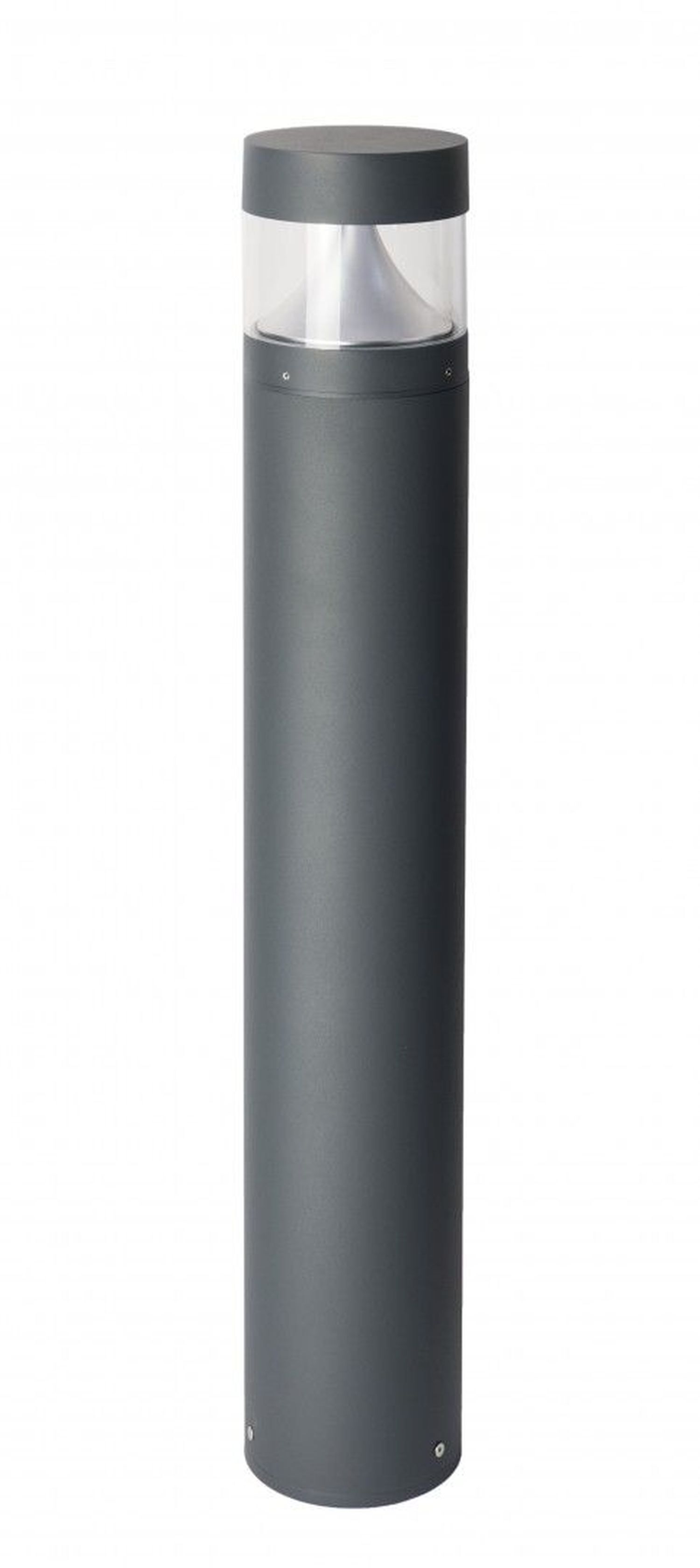 Borne d'éclairage LED en aluminium gris foncé IP65 98 cm