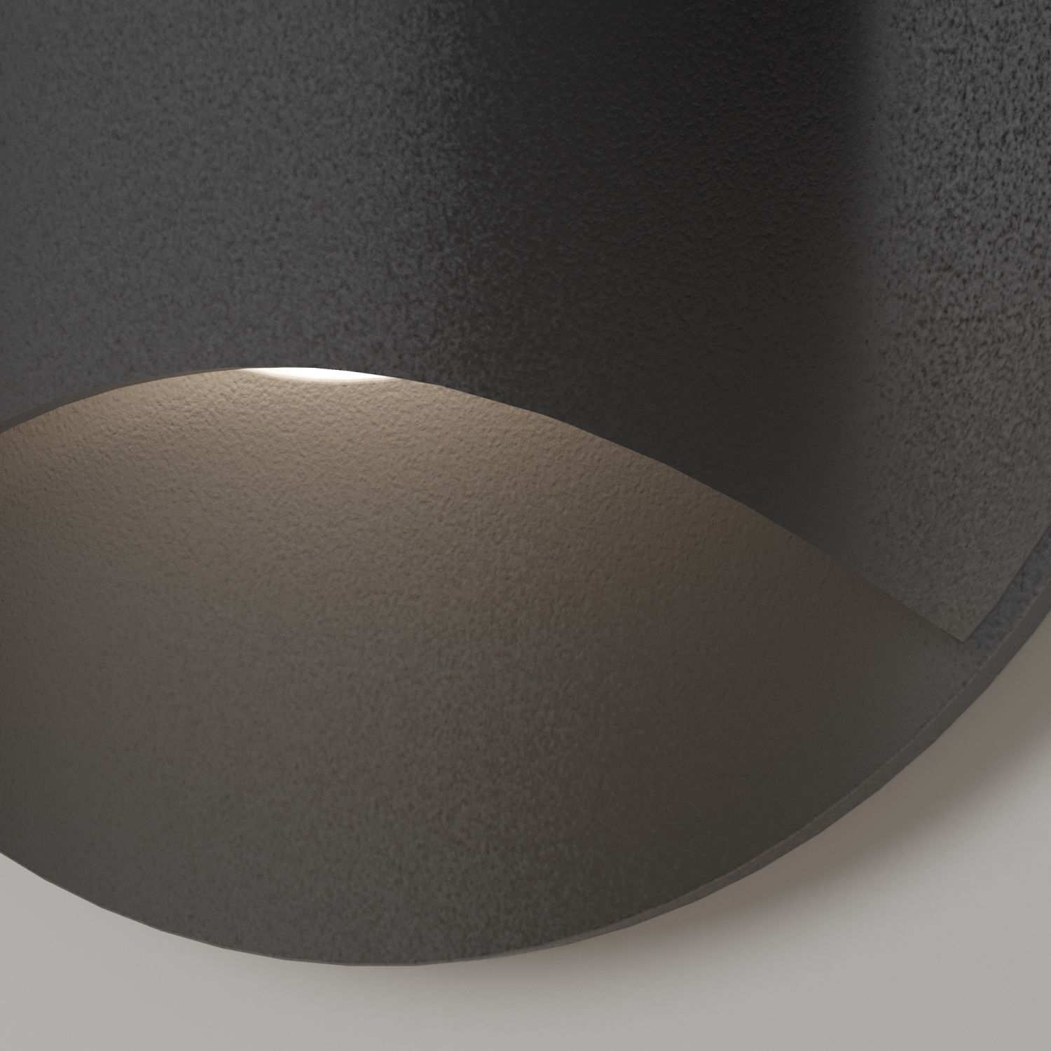 LED Einbauleuchte Wand Aluminium Ø 6,2 cm IP65 Schwarz Deckenleuchte, Beleuchtung