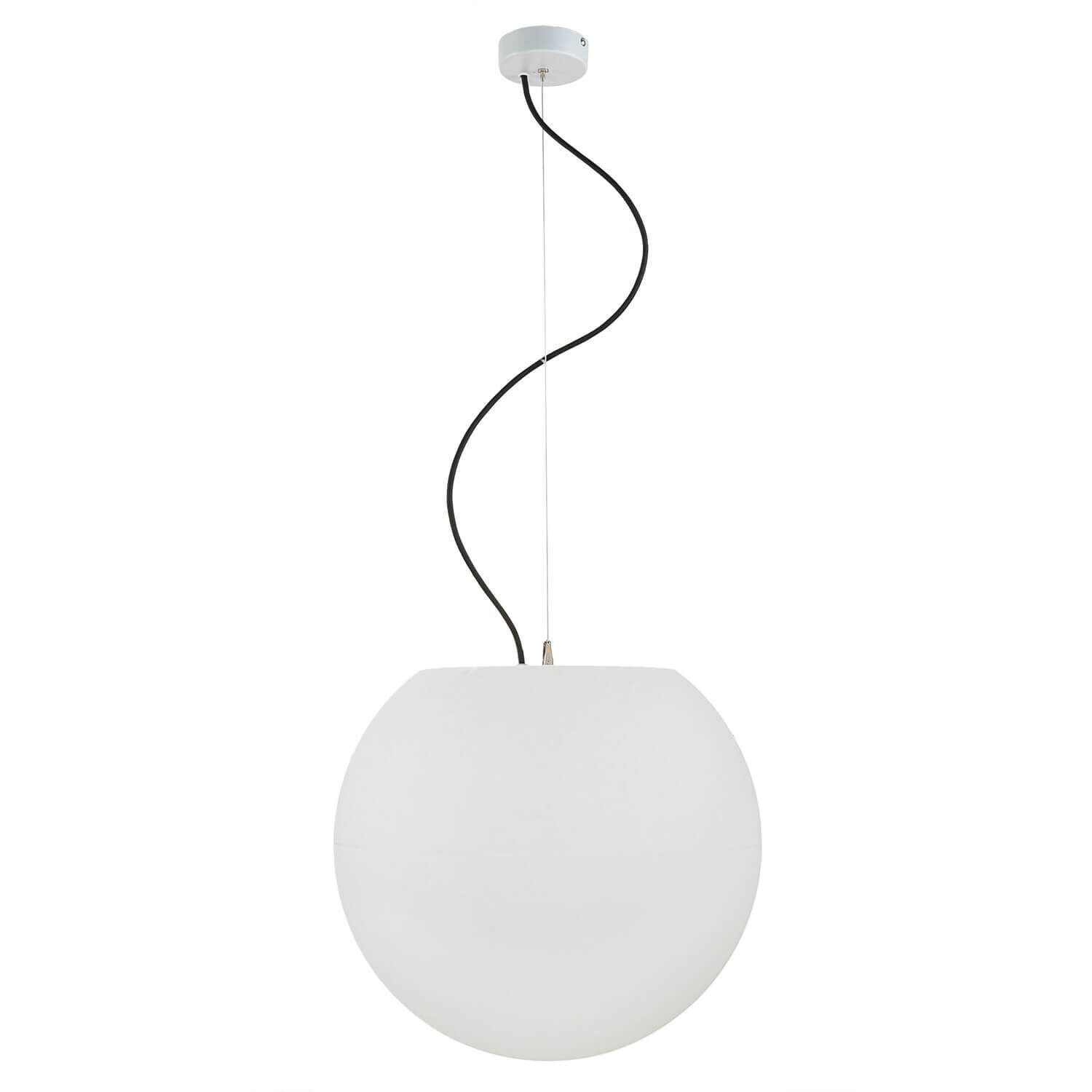 Suspension d'extérieur Blanc rond Ø45cm