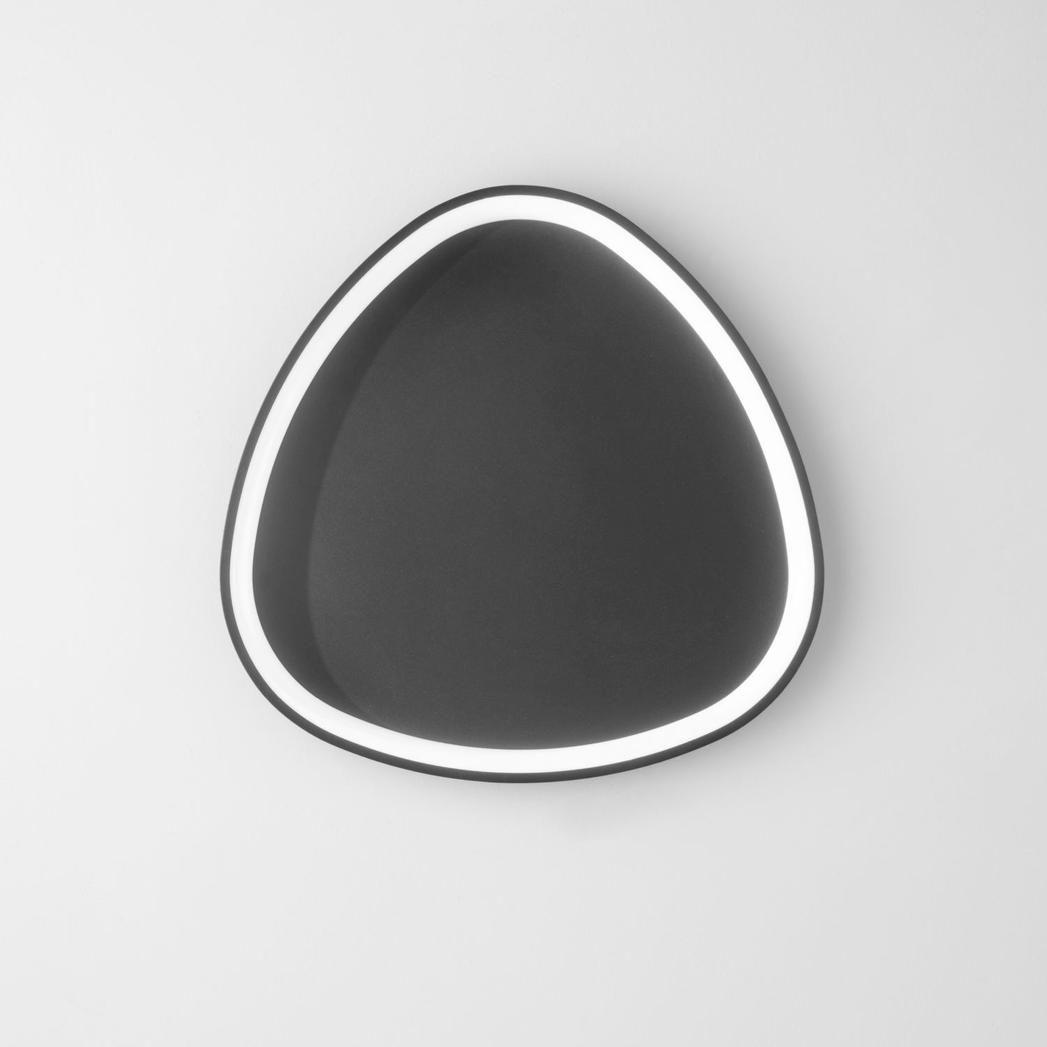 schwarz, dreieck, lampe, nachtlicht, minimal