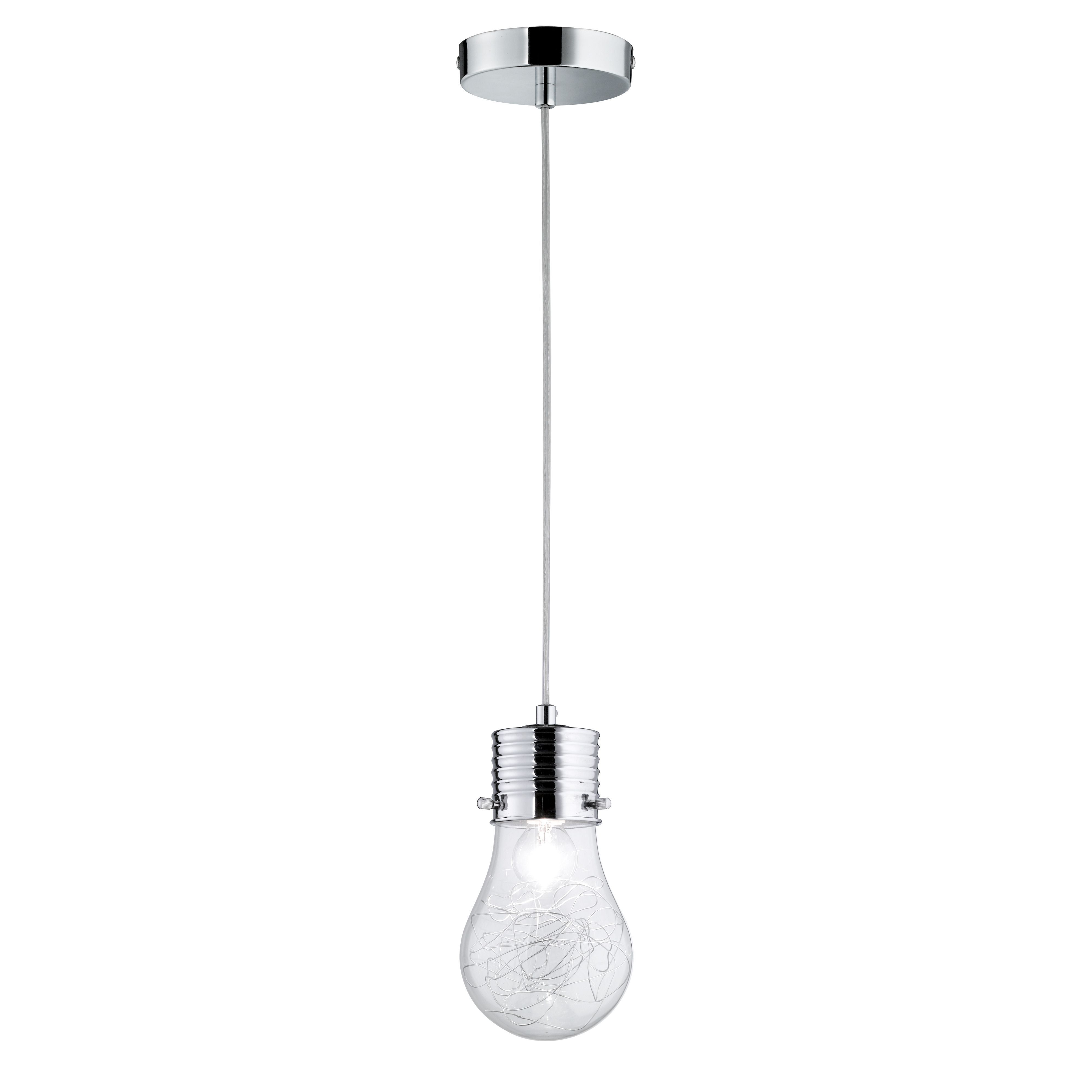 Suspension moderne en forme d'ampoule Ø29cm