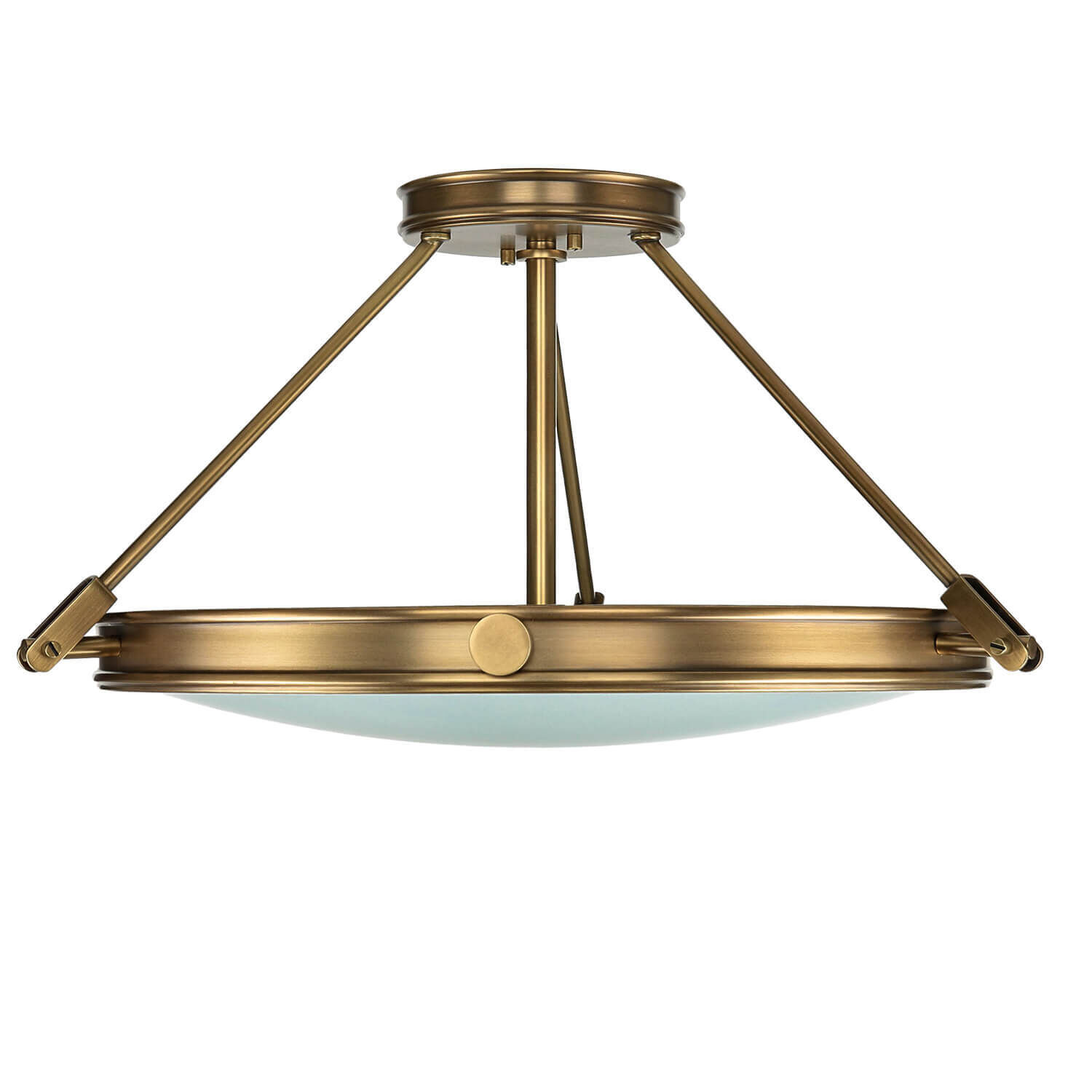 Elégant plafonnier en verre Art Nouveau rond salon Leuchte, Deckenleuchte