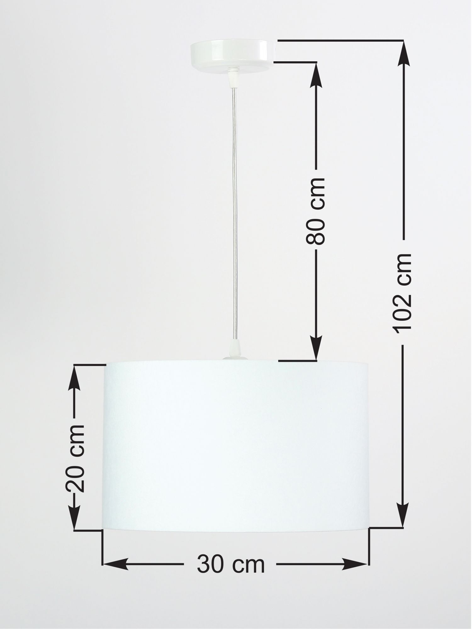 Blanc Or Suspension Tissu rond Rétro Table à manger