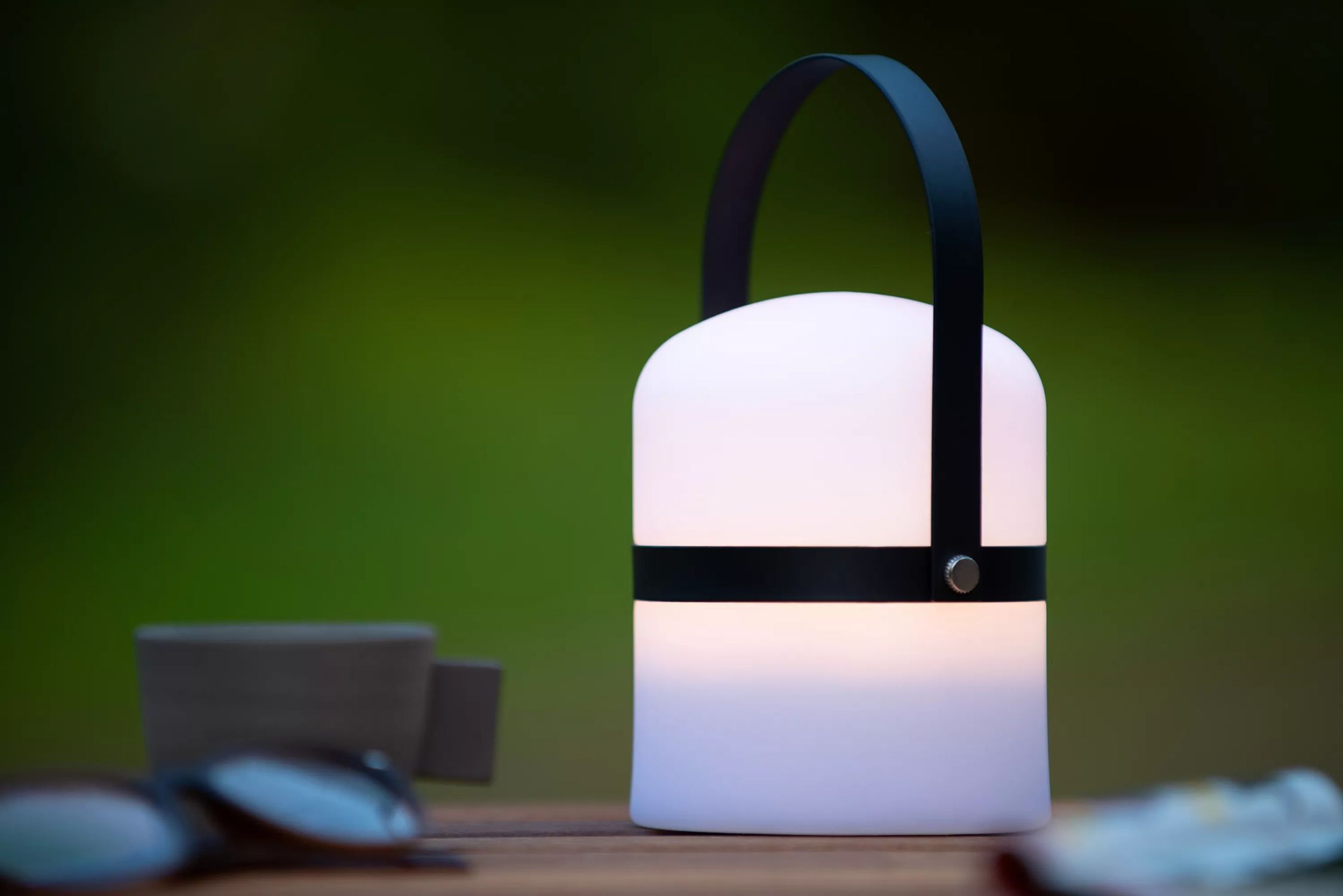 LED Akku Tischleuchte dimmbar IP44 18,5 cm 50 lm 3000 K Lampe