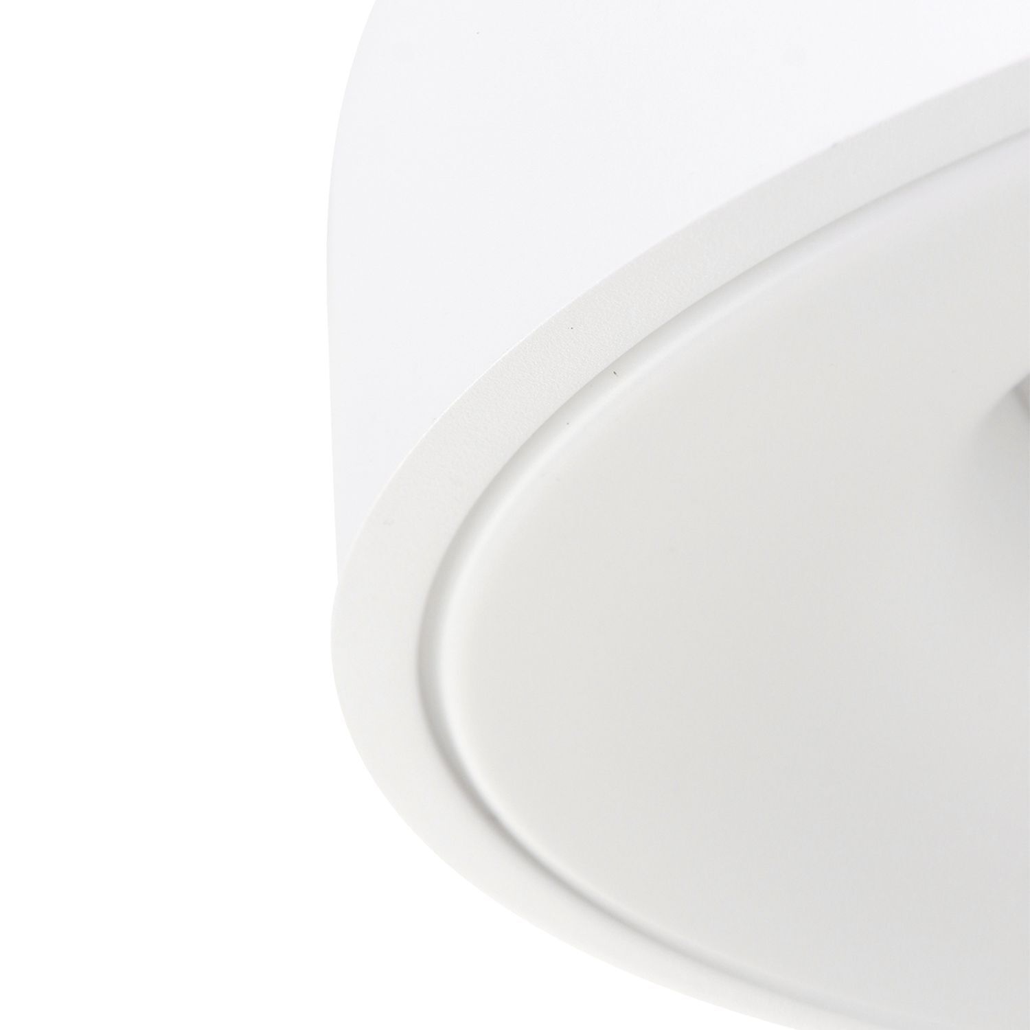 Plafonnier LED rond blanc Ø38 cm 30 W 2700 K faible éblouissement