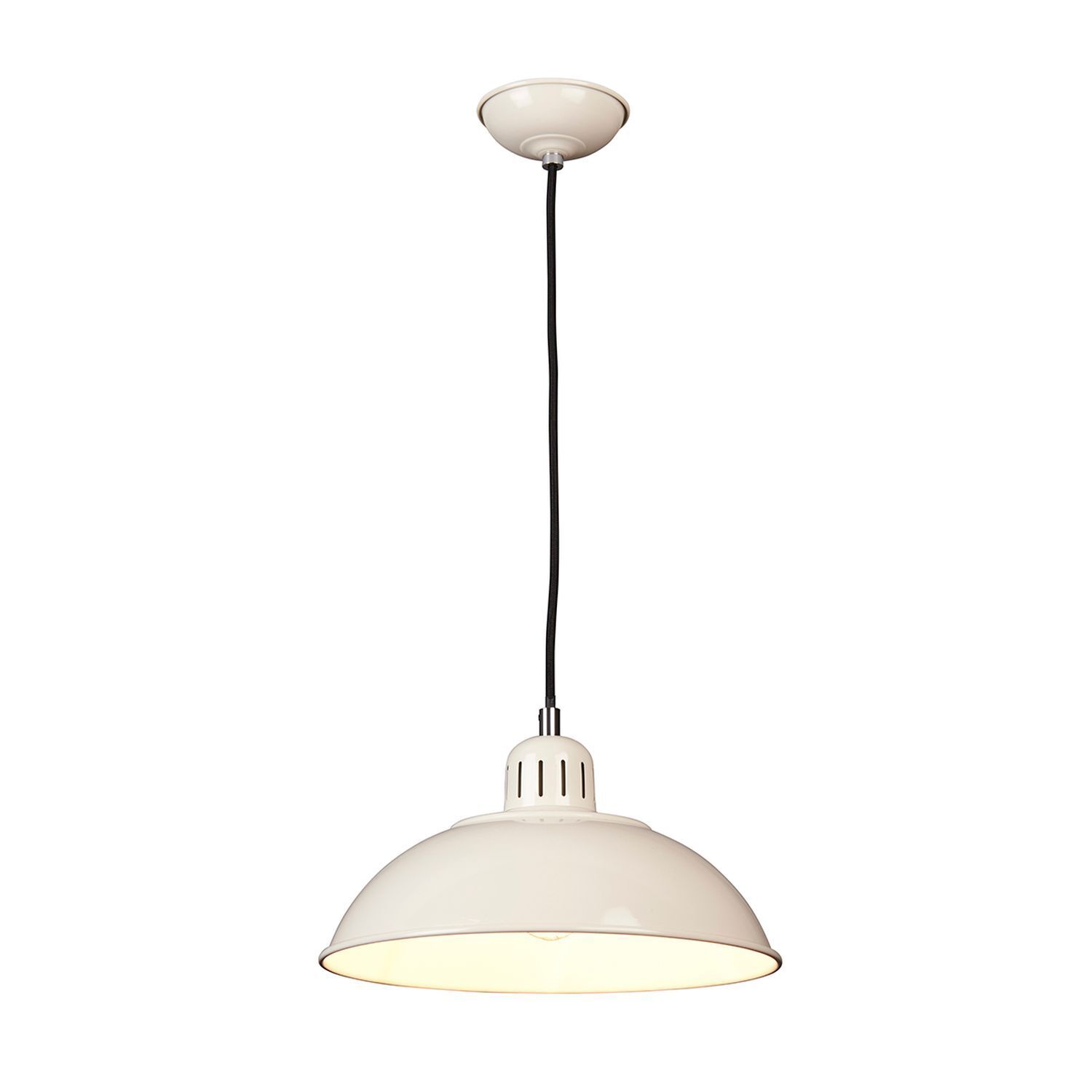 Suspension SECRETER Crème Ø30cm Lampe Bauhaus