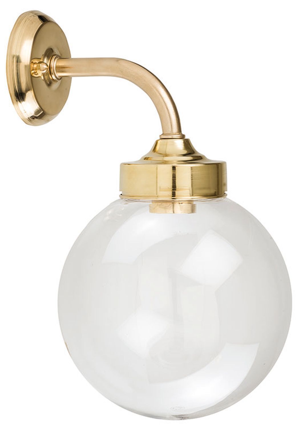 Applique extérieure ronde laiton IP43 maison résistant aux intempéries