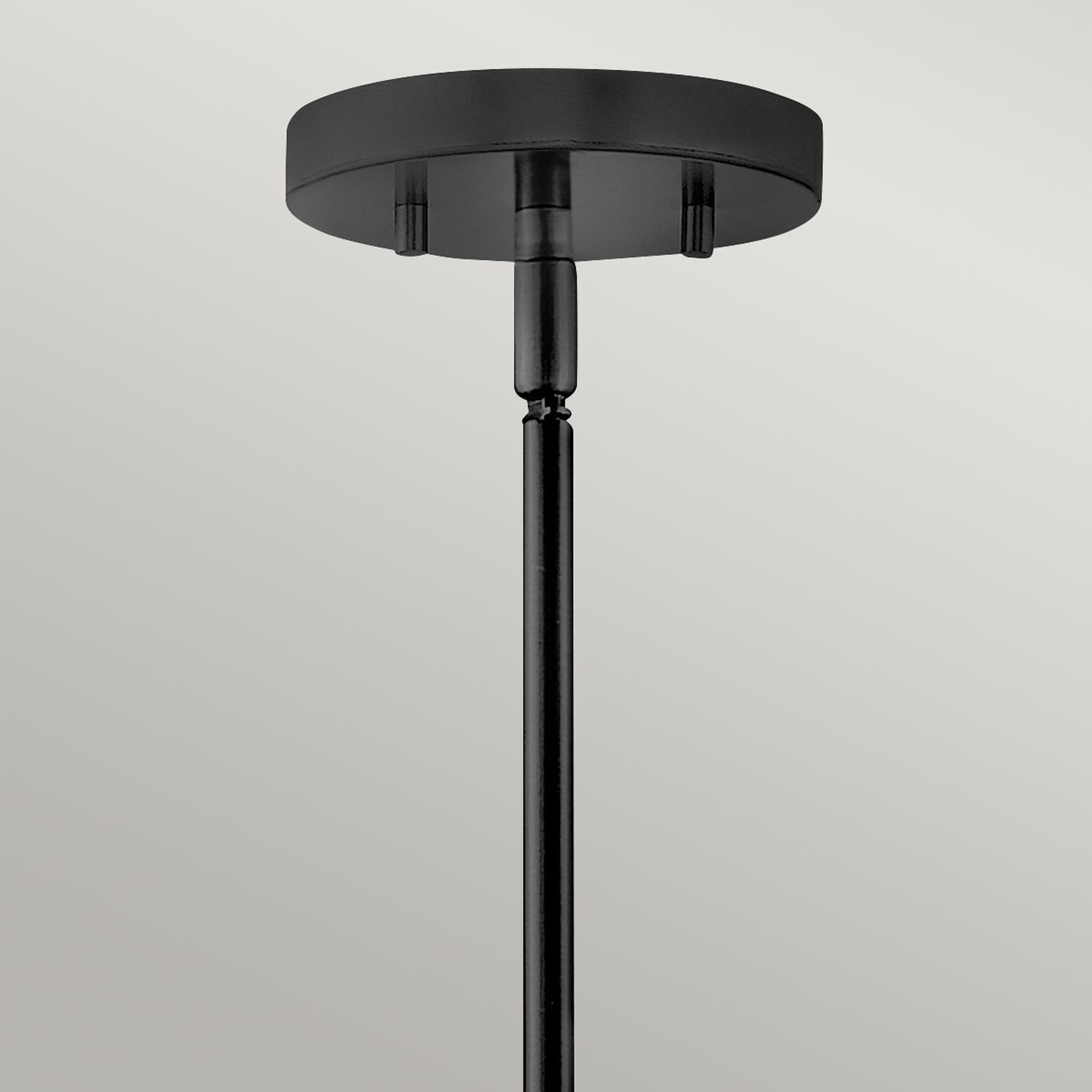 Plafonnier Blanc Noir Ø 58,4 cm Tissu Métal 4x E14