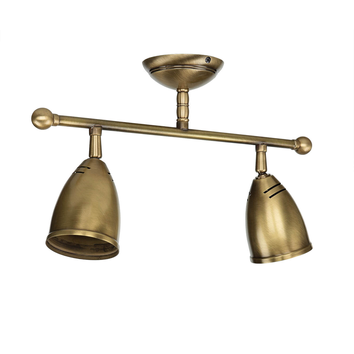 Plafonnier orientable Rustique Bronze clair Bronze, Drinnen, Zimmer, Duscharmatur, Leuchte