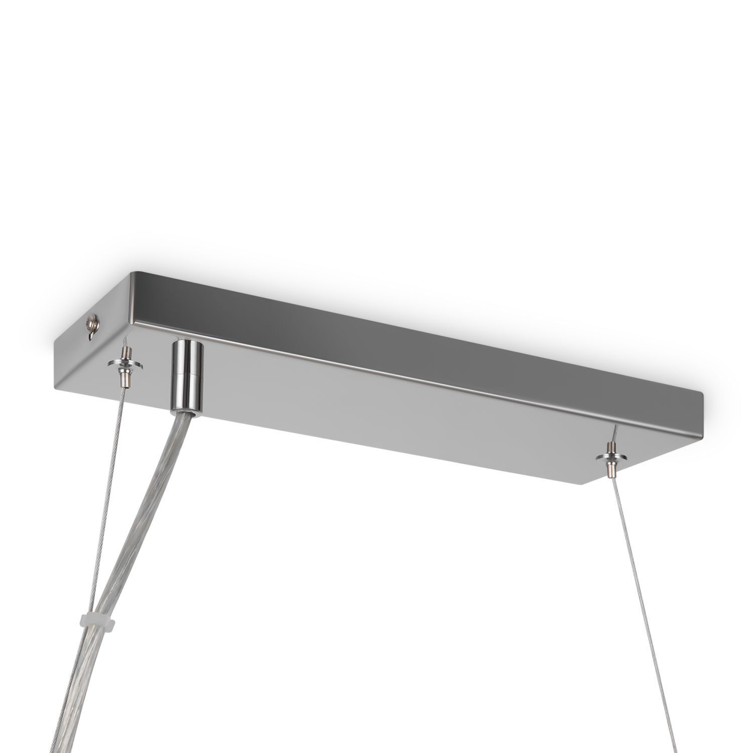 Lampe à suspendre métal verre fumé H : max. 133,9 cm G9 HILDA