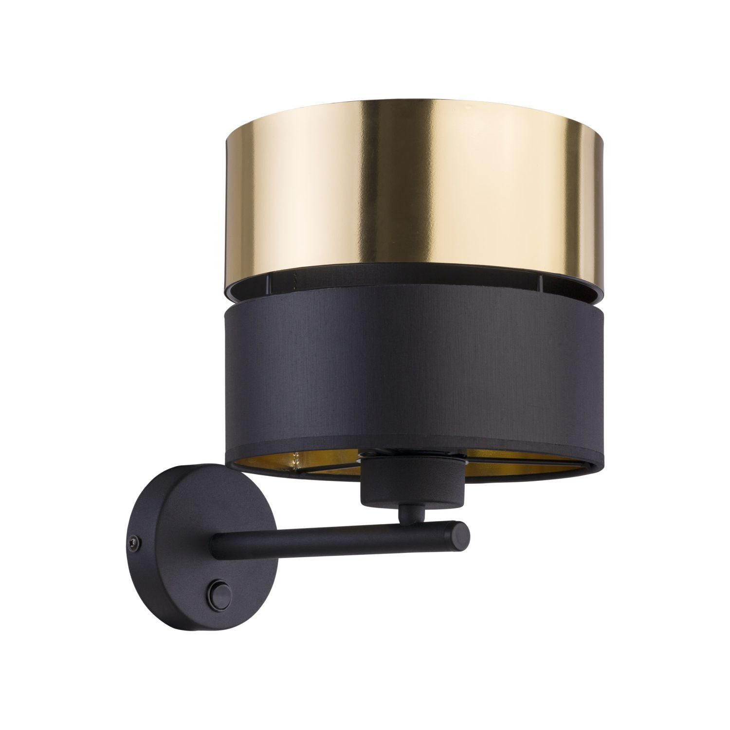 wandleuchte-wandlampe-neske-1-flammig-schwarz-gold-modern-187-1 Wandleuchte, Wandleuchte Außen, SchwarzGold, Metall, LED Licht